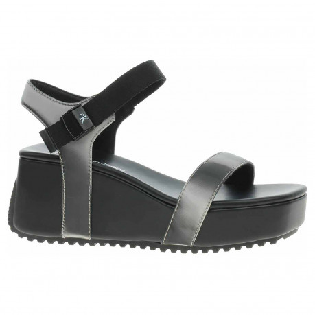 Dámské sandály Calvin Klein YW0YW01366 0GN Black-Silver