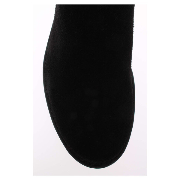 detail Tamaris kozačky nad kolena 1-25811-23 černá
