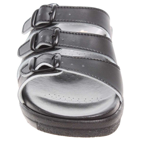 detail Dámské pantofle černé
