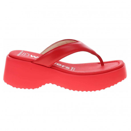 Dámské pantofle Wonders D-9705 rojo
