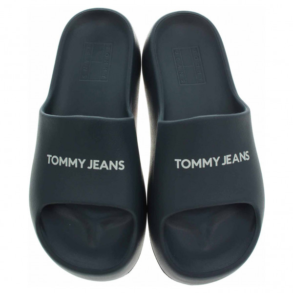 detail Tommy Hilfiger plažové pantofle EN0EN02454 Dark Night Navy