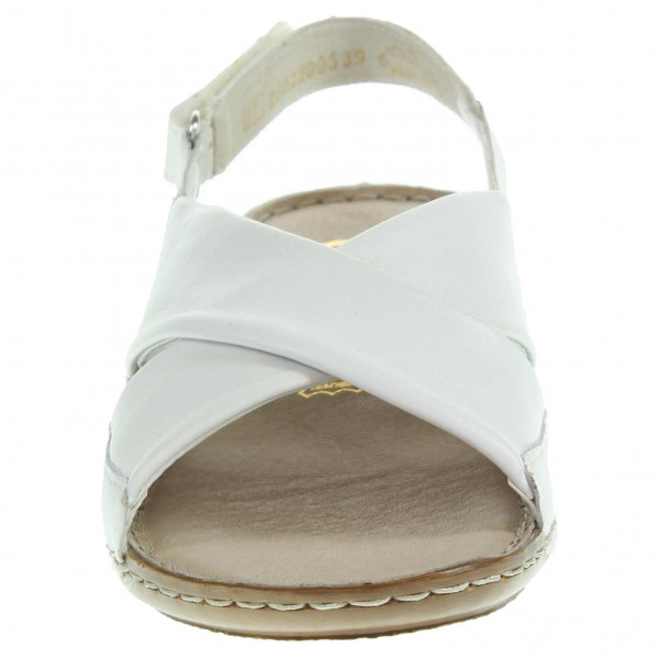 detail Rieker dámské sandály 69573-80 bílé