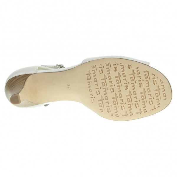 detail Tamaris dámské sandály 1-28307-26 bílé