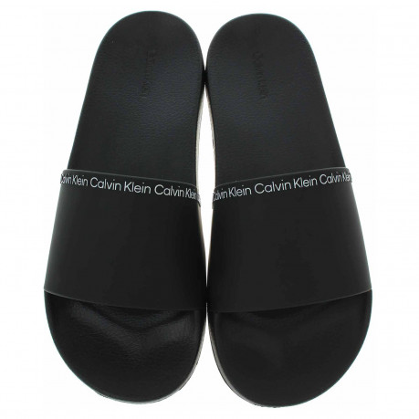 Pánské plážové pantofle Calvin Klein HM0HM00981 Ck Black