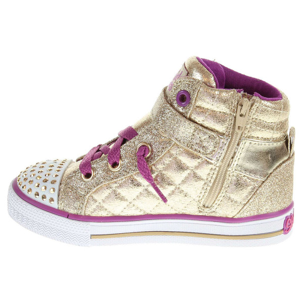 detail Skechers Sweetheart Sole gold