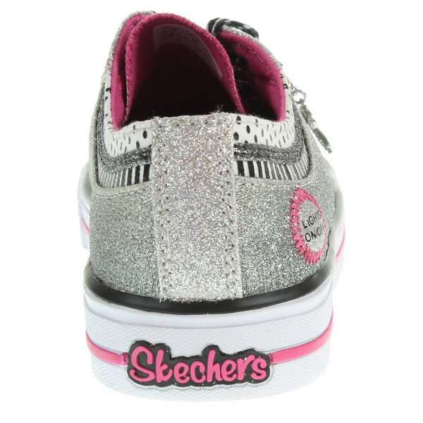 detail Skechers Charmingly Chic silver-hot pink