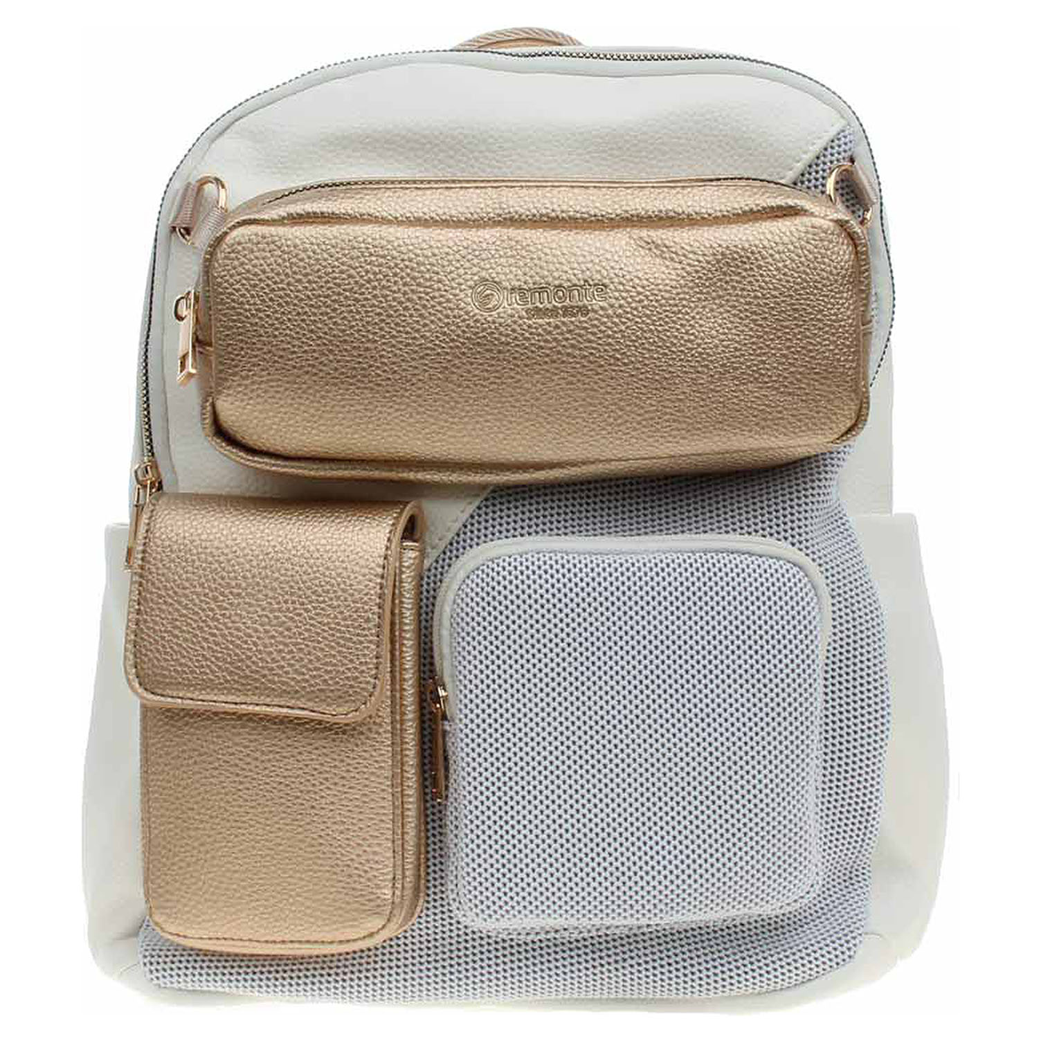 Remonte dámský batoh Q0537-81 bílá-zlatá