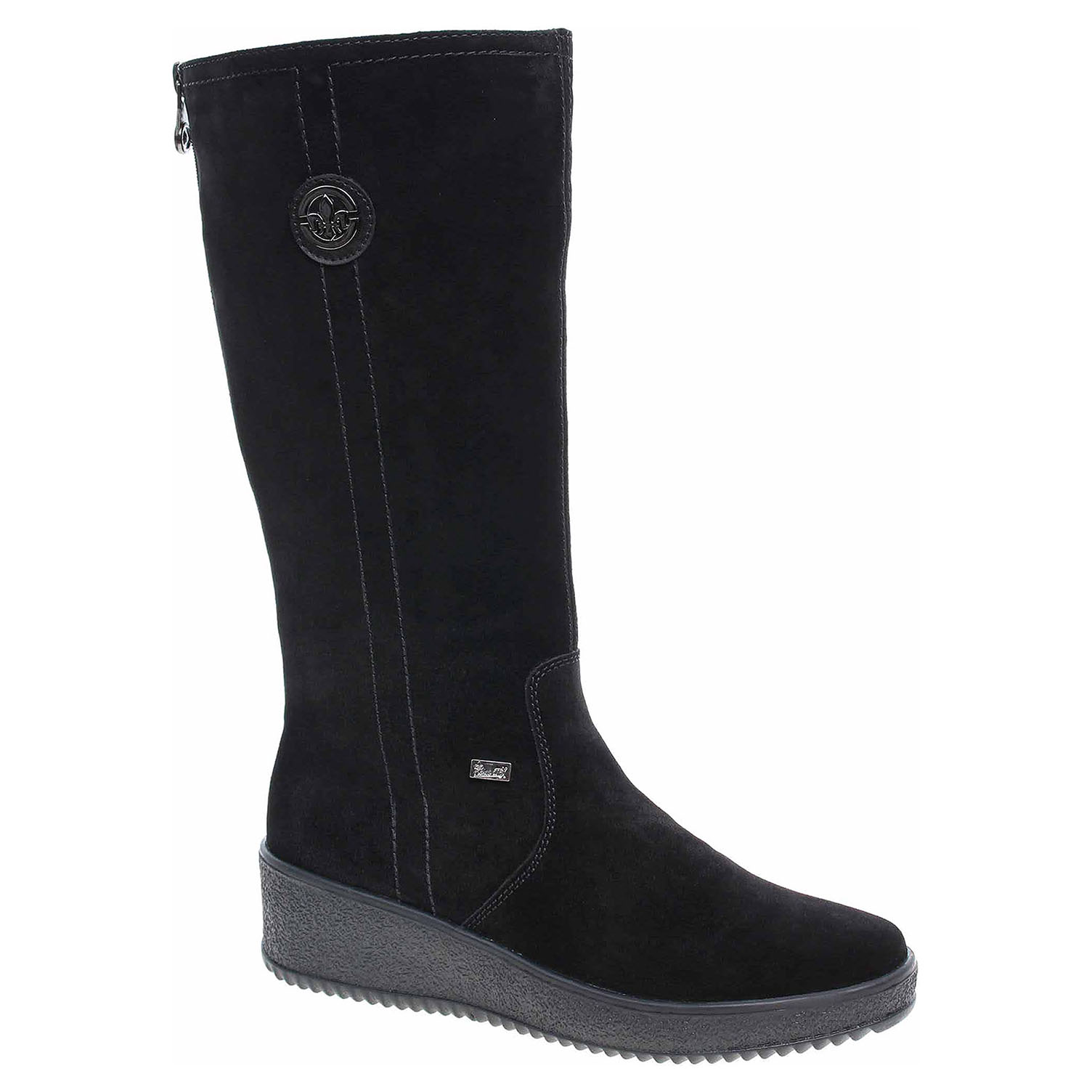 Y4470-00 schwarz lepené dámské kozačky, Tex, Vario, vlna RIEKER