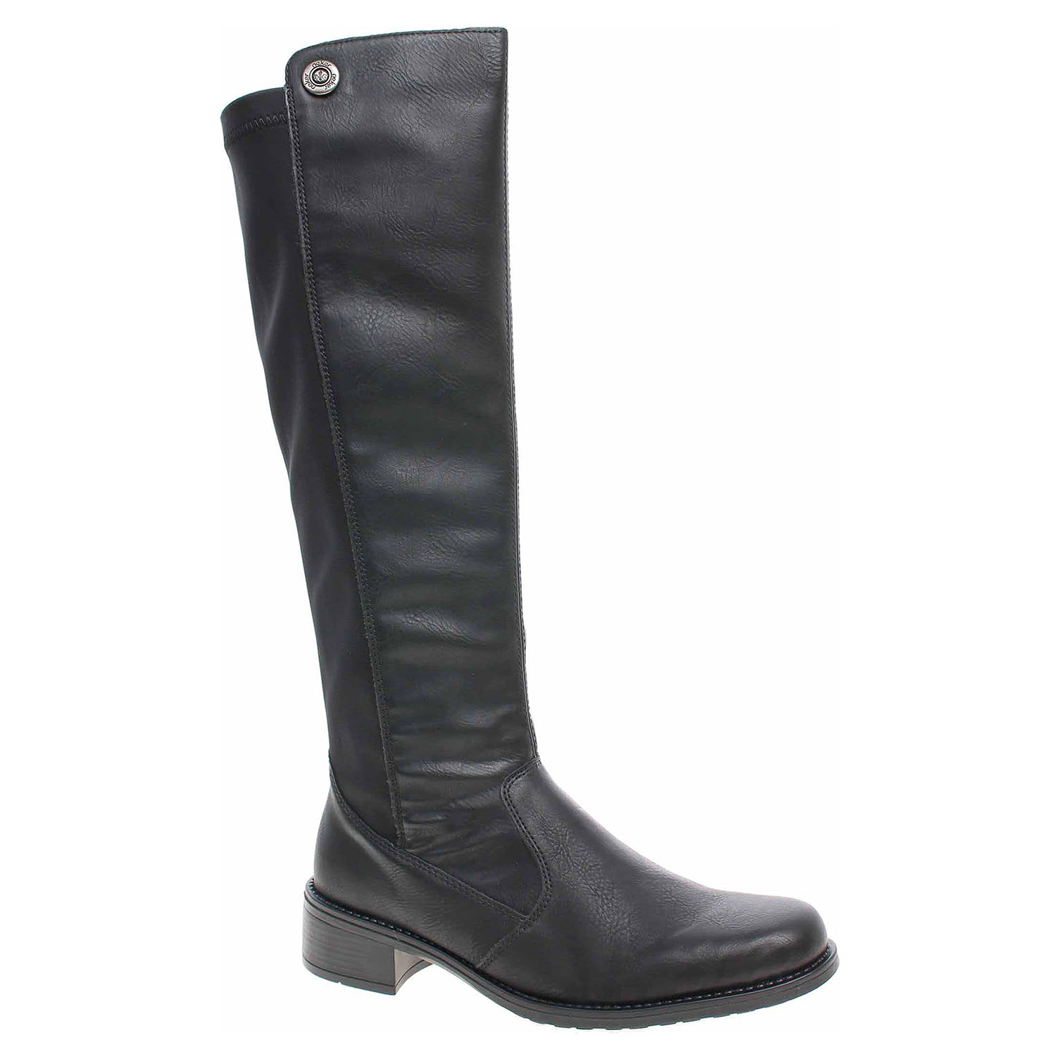 Z7391-00 schwarz lepené dámské kozačky, Vario RIEKER