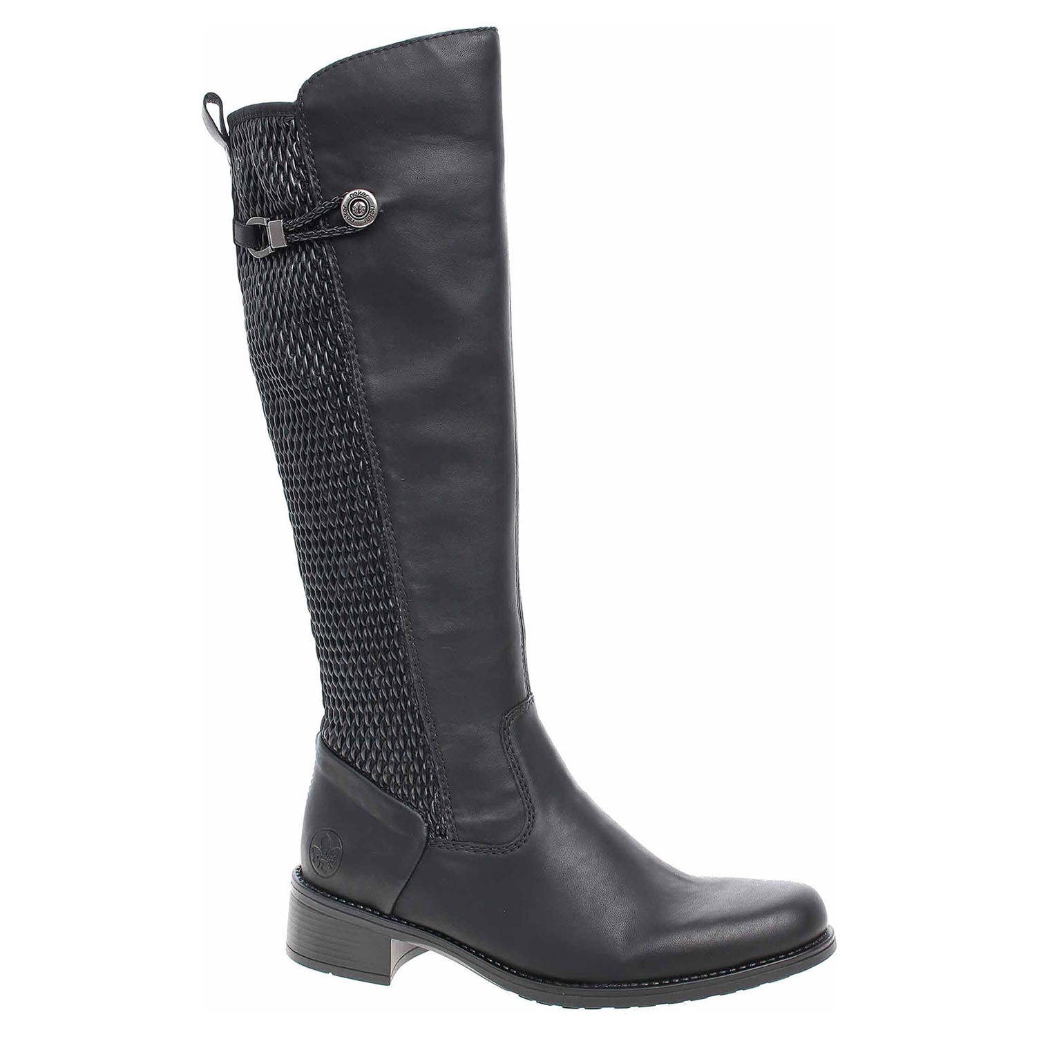 Z7392-00 schwarz lepené dámské kozačky, Vario, vyteplené RIEKER
