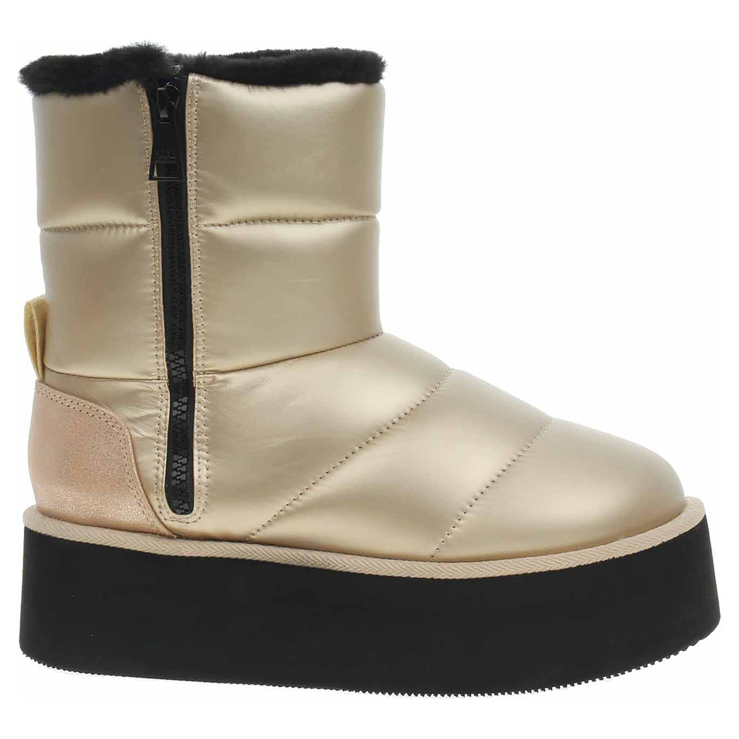 Dámské sněhule Karl Lagerfeld KL48554 HGD Gold Synth 39