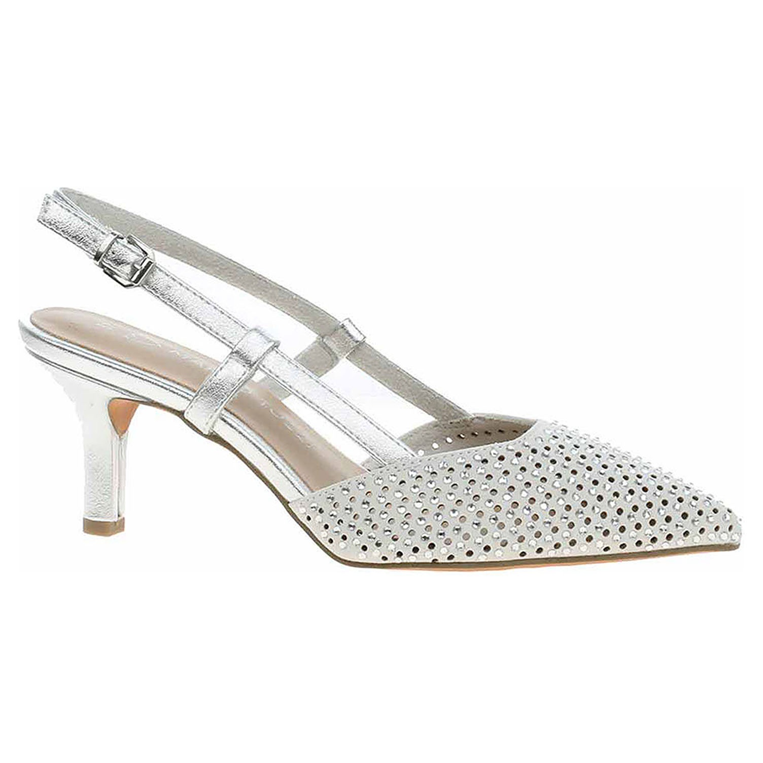 Dámská společenská obuv Marco Tozzi 2-29667-46 silver 38