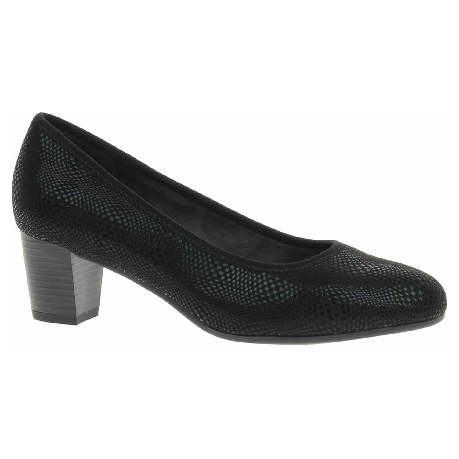 Dámské lodičky Jana 8-22476-42 black structur 37