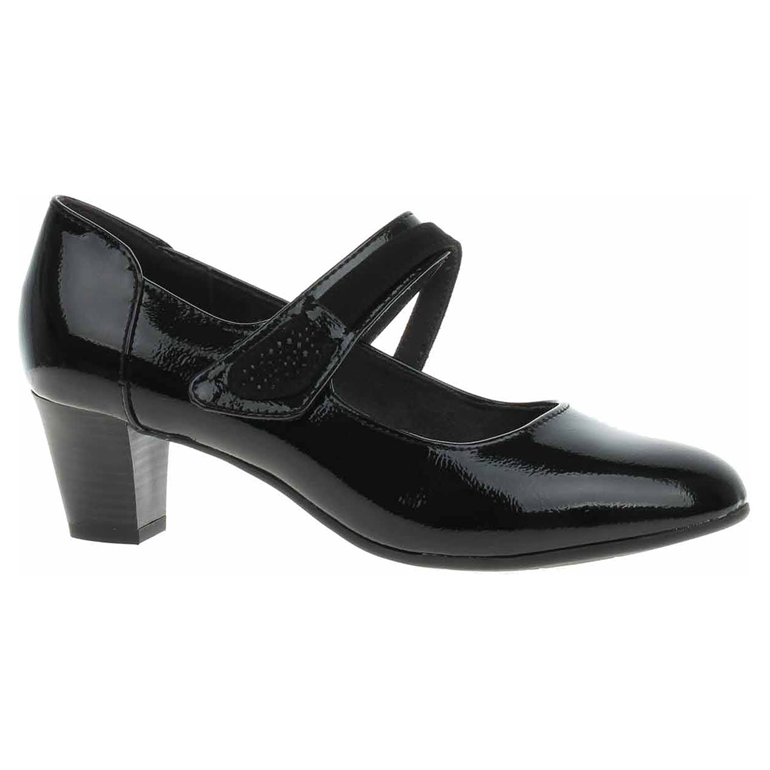 Dámské lodičky Jana 8-24465-43 black patent 39