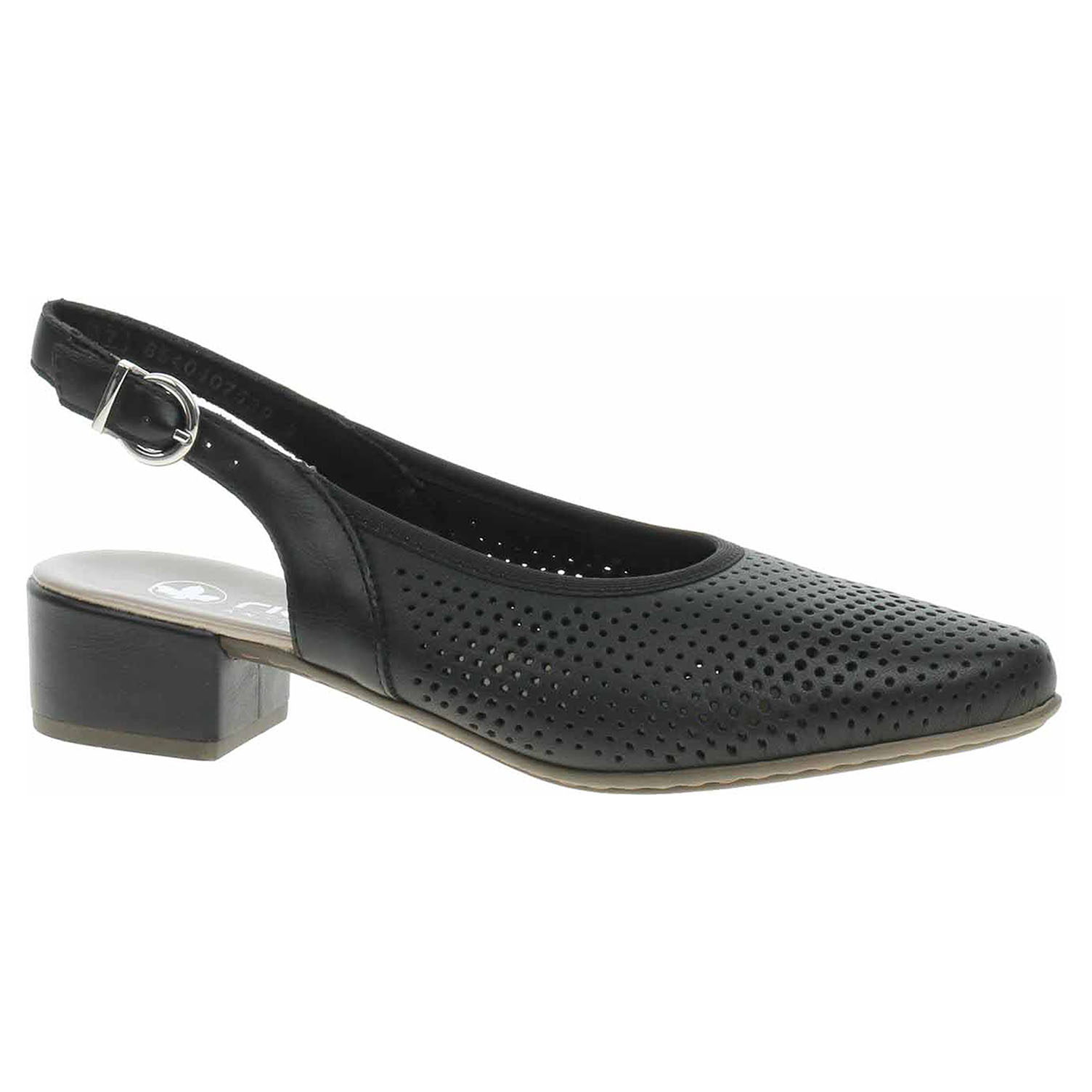 Dámské lodičky Rieker 47066-00 schwarz 37