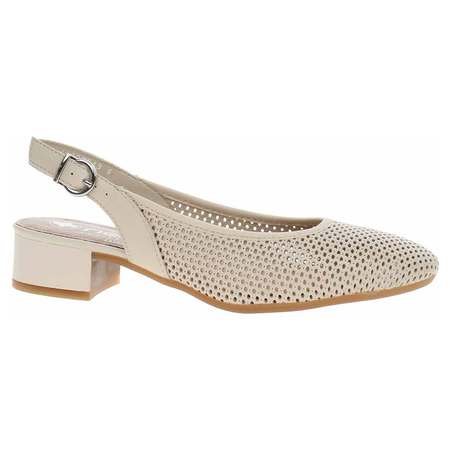Dámské lodičky Rieker 43458-60 beige 38