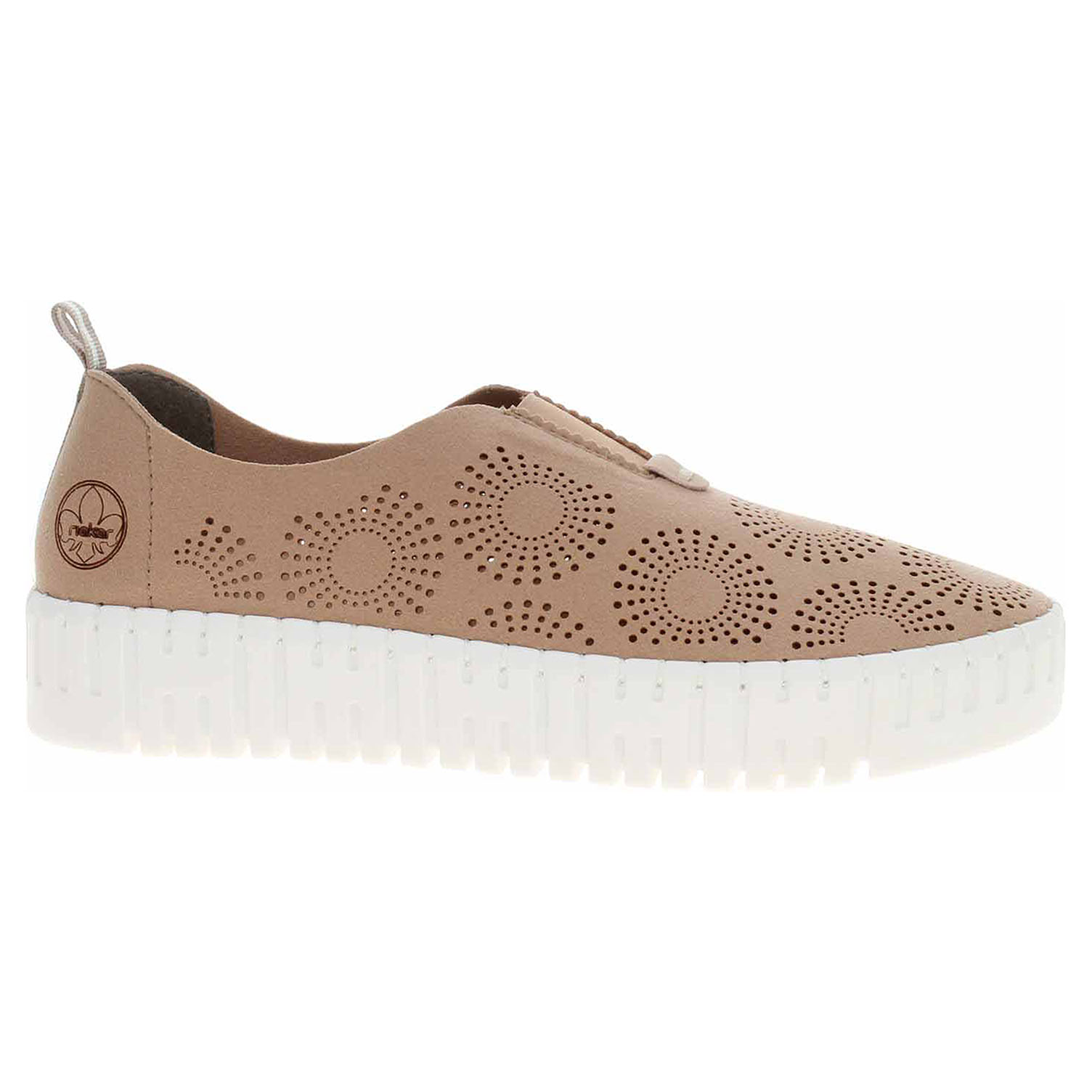 Dámské mokasiny Rieker M8352-60 beige 38