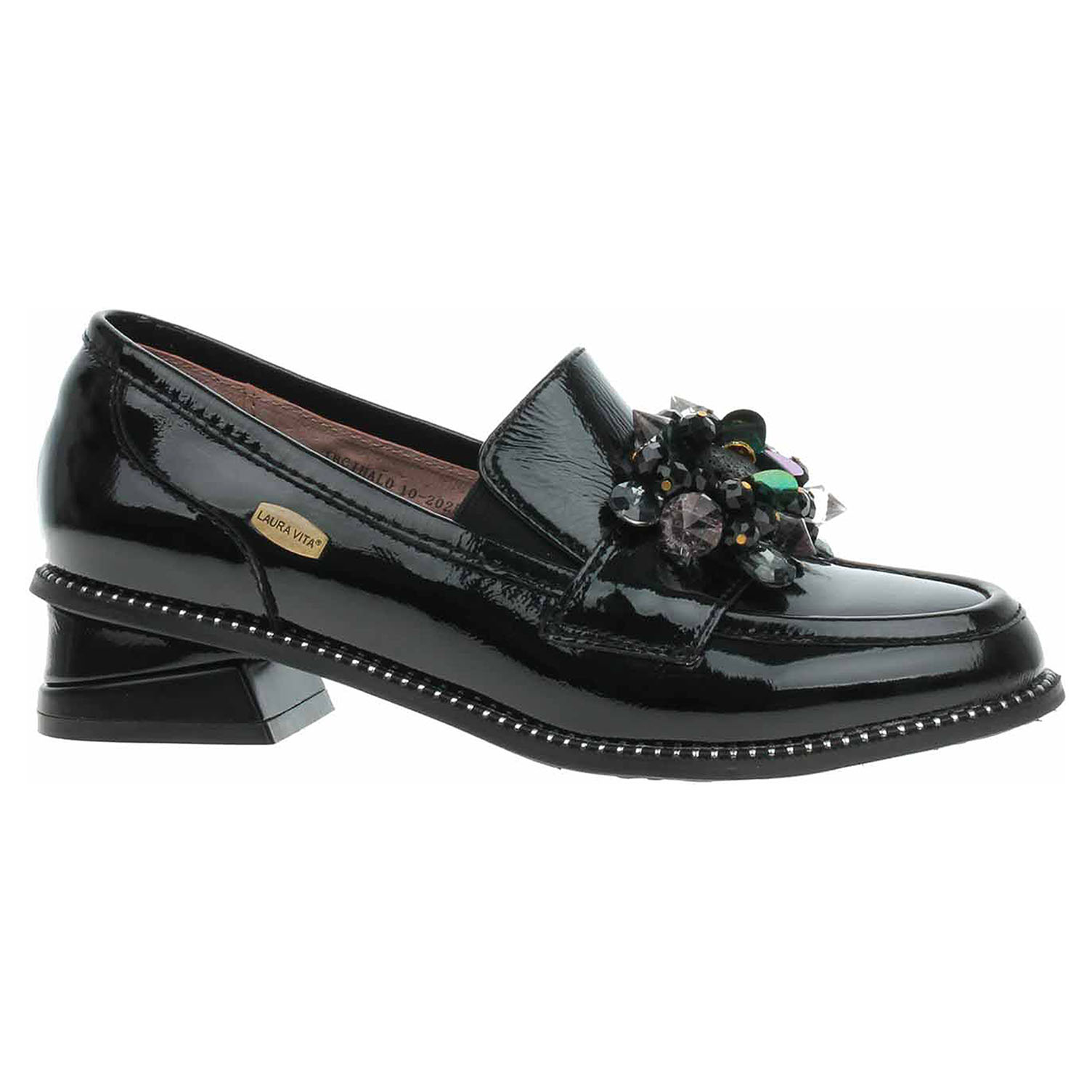 Dámské mokasiny Laura Vita Ibcihalo 10 werni noir 37