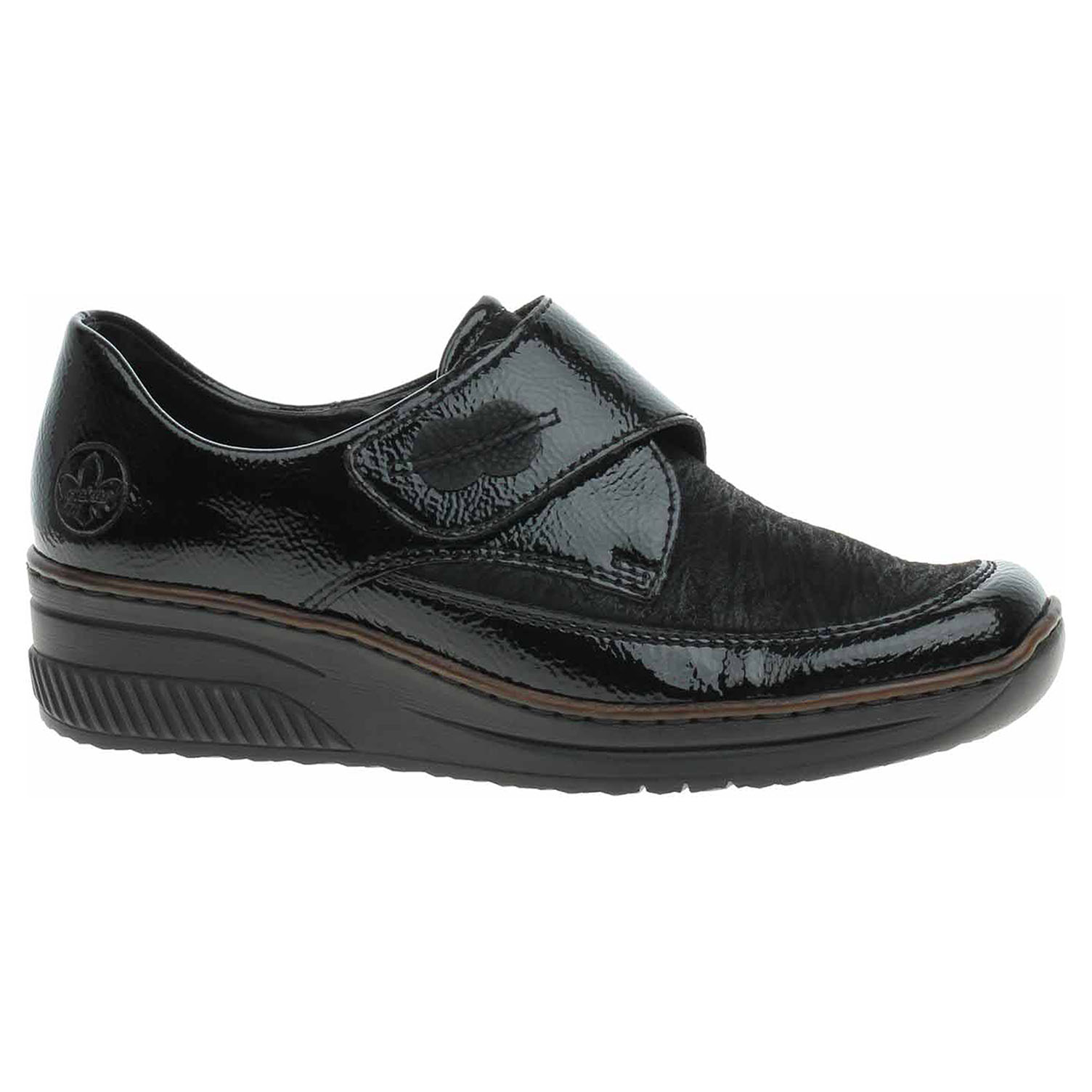 Dámské polobotky Rieker 487C0-00 schwarz 37