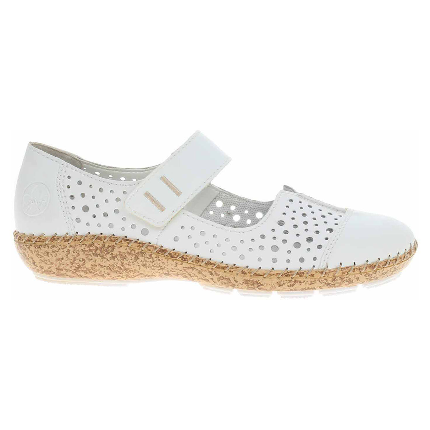 Dámské baleriny Rieker 44880-80 weiss 39