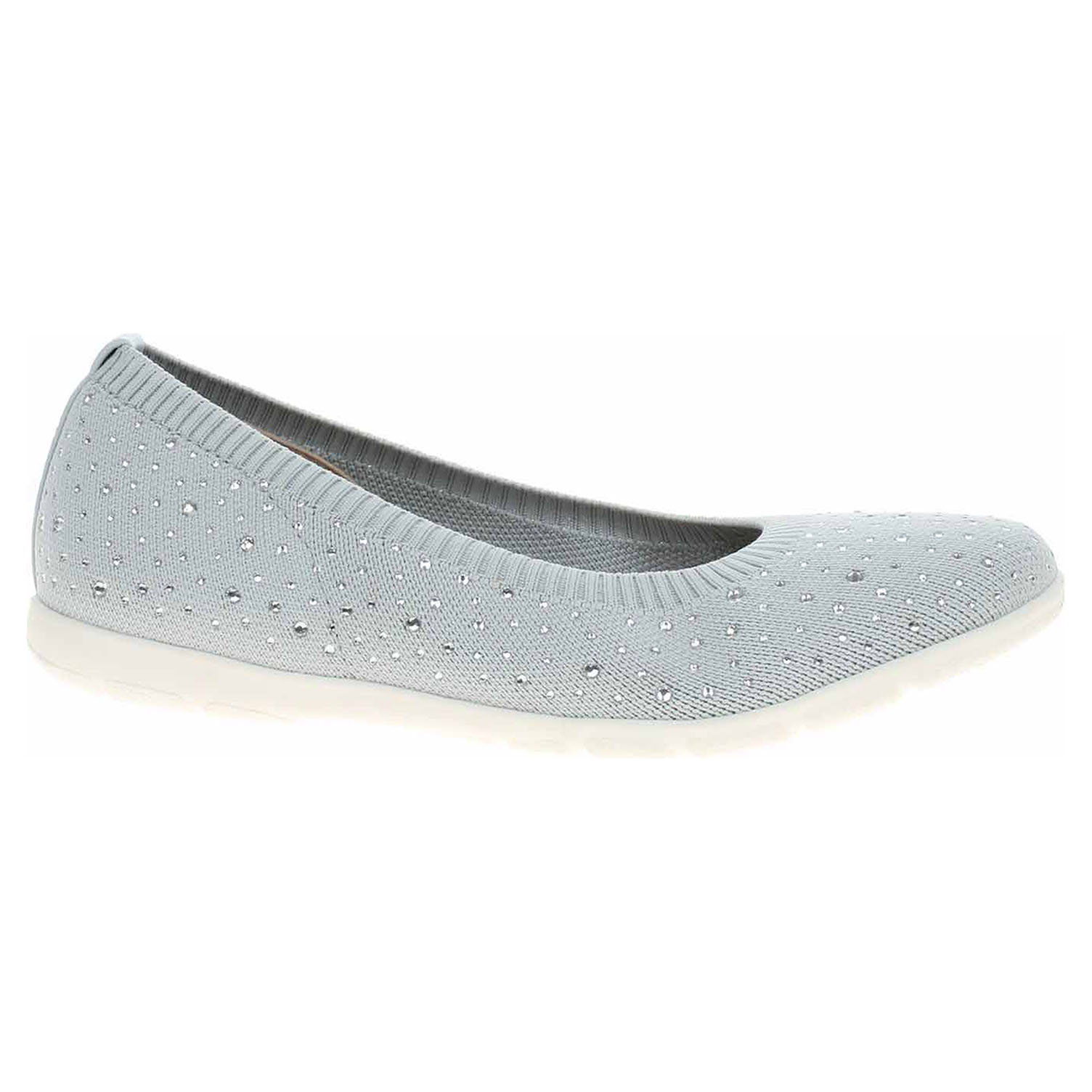 Dámské baleriny Caprice 9-22107-42 lt grey knit 40