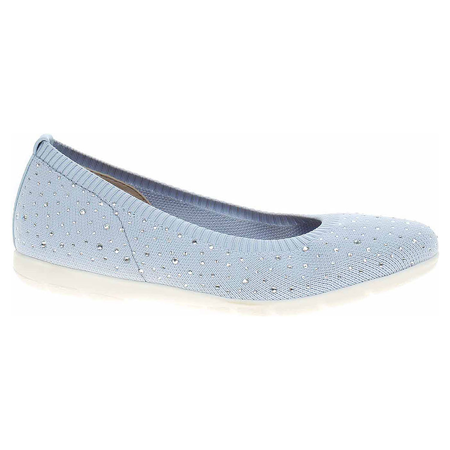 Dámské baleriny Caprice 9-22107-42 lt.blue knit 40
