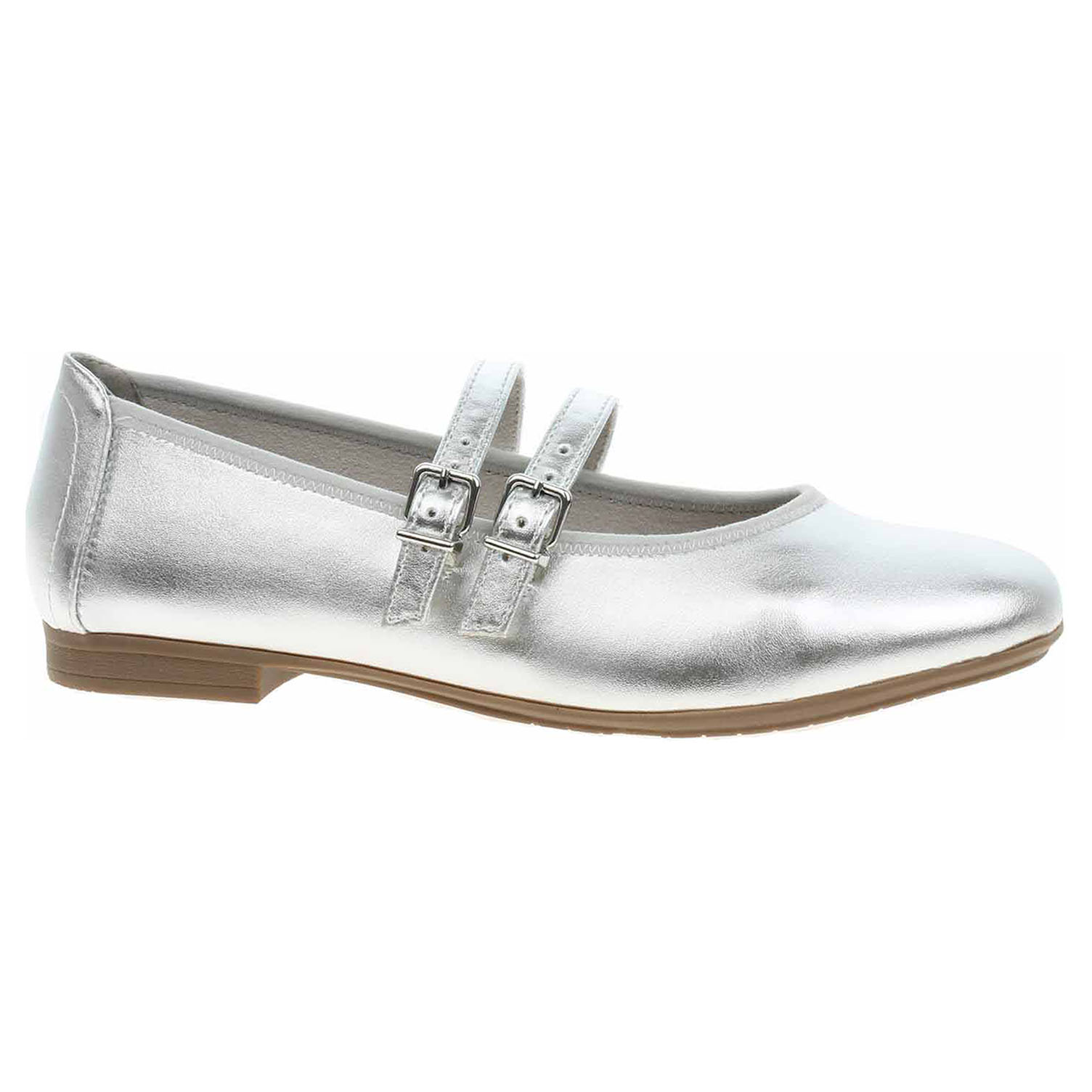 Dámské baleriny Jana 8-22177-44 silver 40