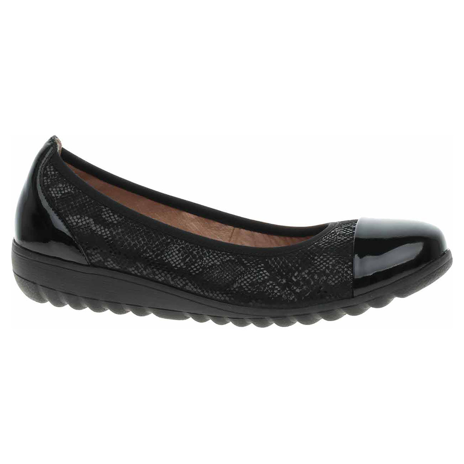 Dámské baleriny Caprice 9-22103-41 black comb 41