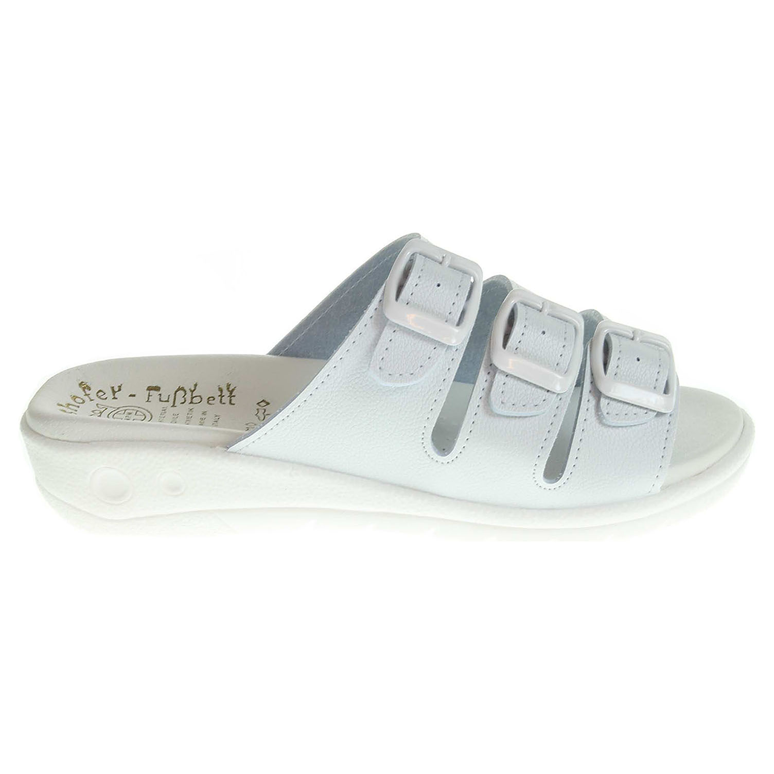 Ecco Dámské pantofle 5-20103 bílé 23400303