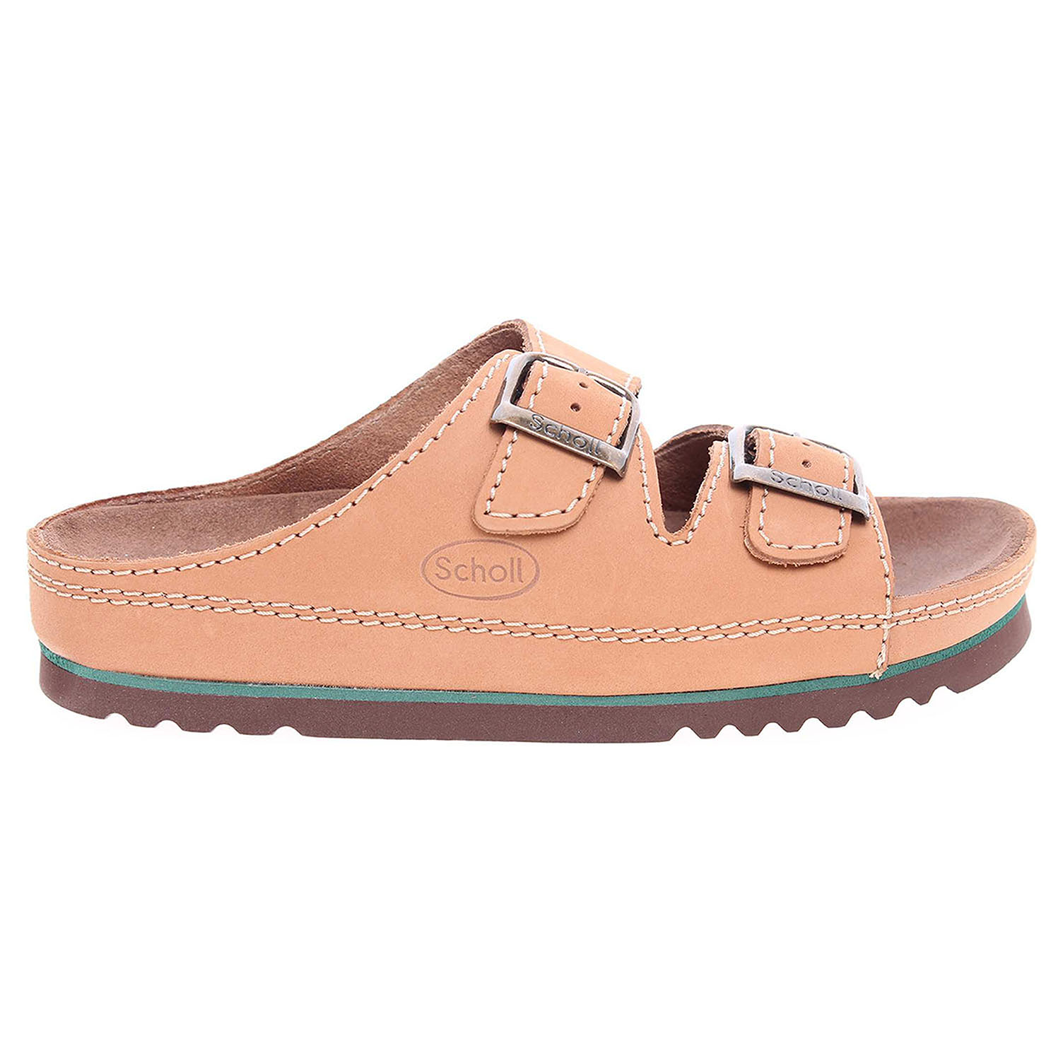 Ecco Scholl dámské pantofle F21531 1016 Air Bag béžové 23400333