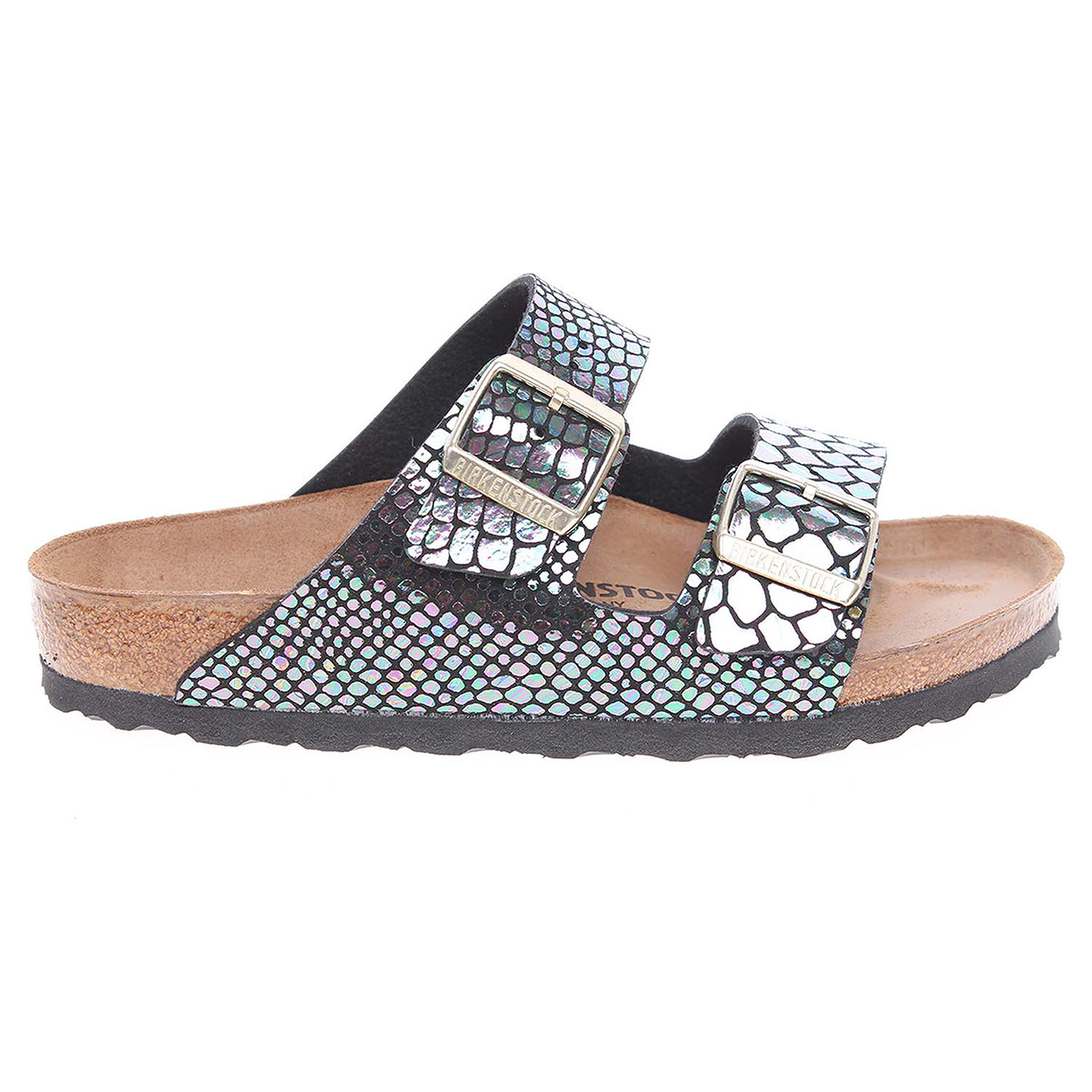 Ecco Birkenstock Arizona dámské pantofle1003462 černá-multi 23400334