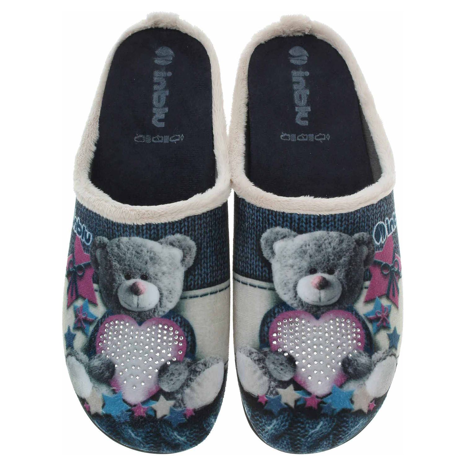 Dámské domácí pantofle Inblu 155D210 modrá 36