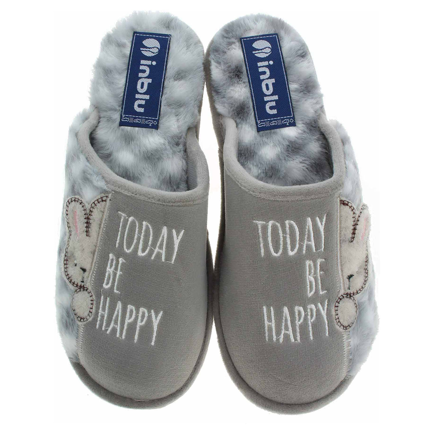 Dámské domácí pantofle Inblu 155D152 šedá 39