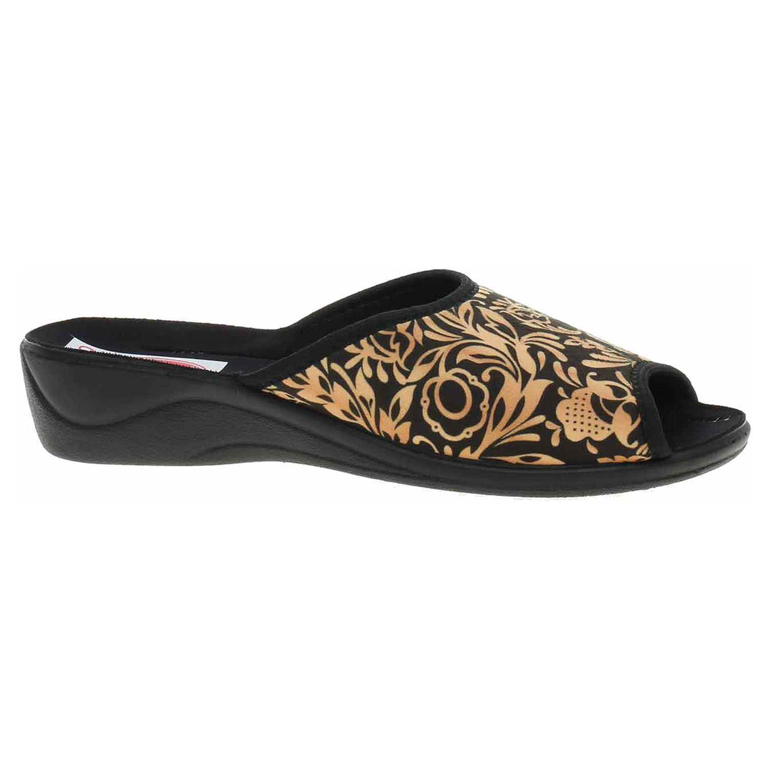 Dámské domácí pantofle Rogallo 29521 žlutá-černá 39