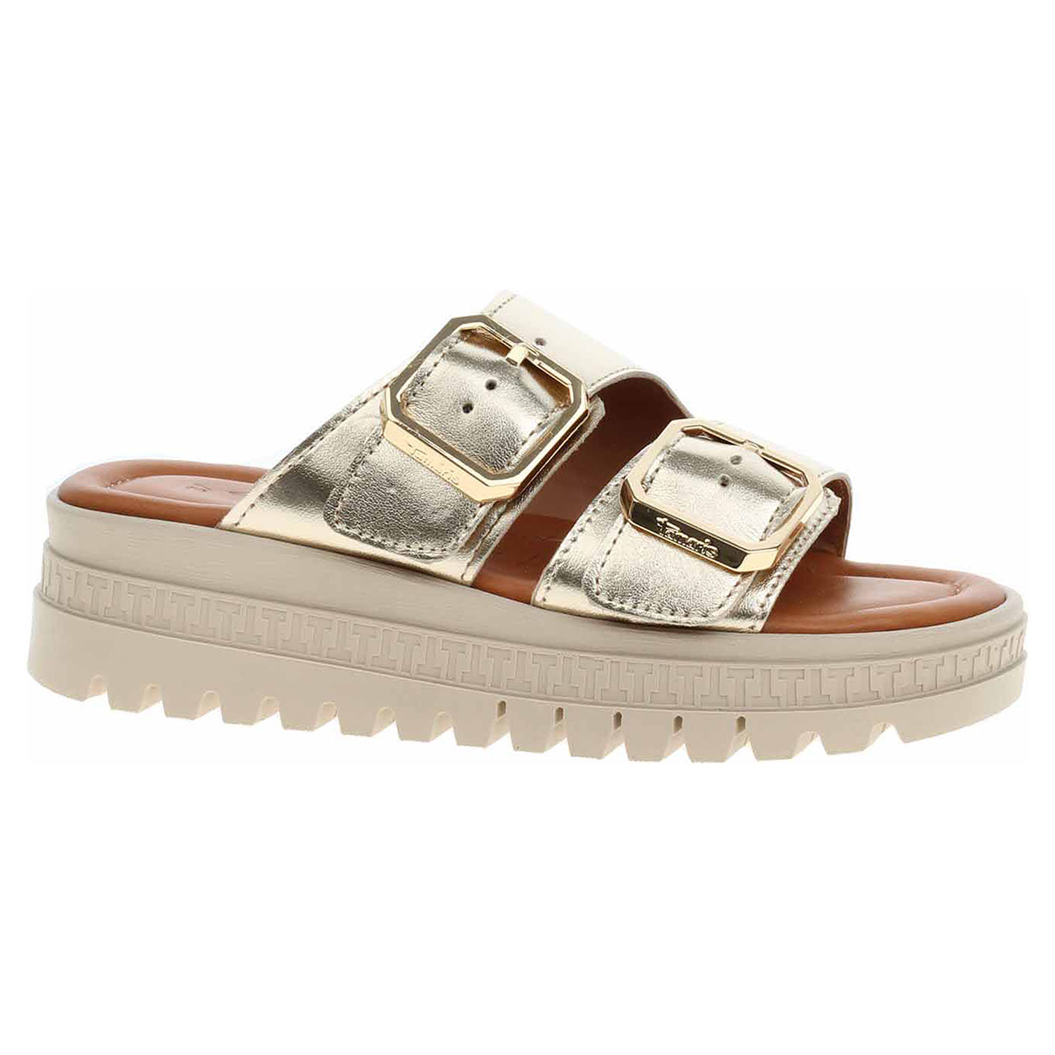 Dámské pantofle Tamaris 1-27202-44 light gold 39