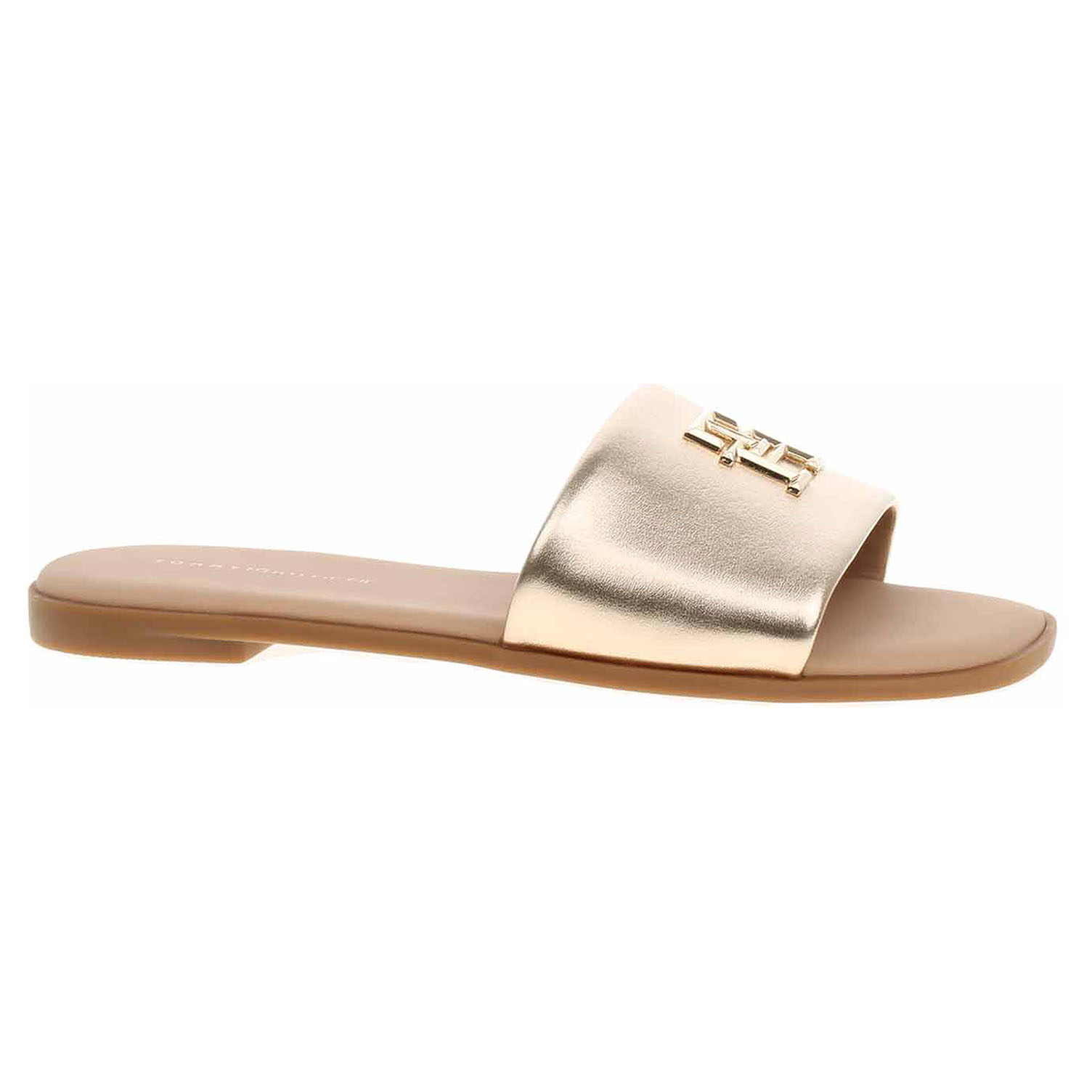 Dámské pantofle Tommy Hilfiger FW0FW08807 0HS Gold 38