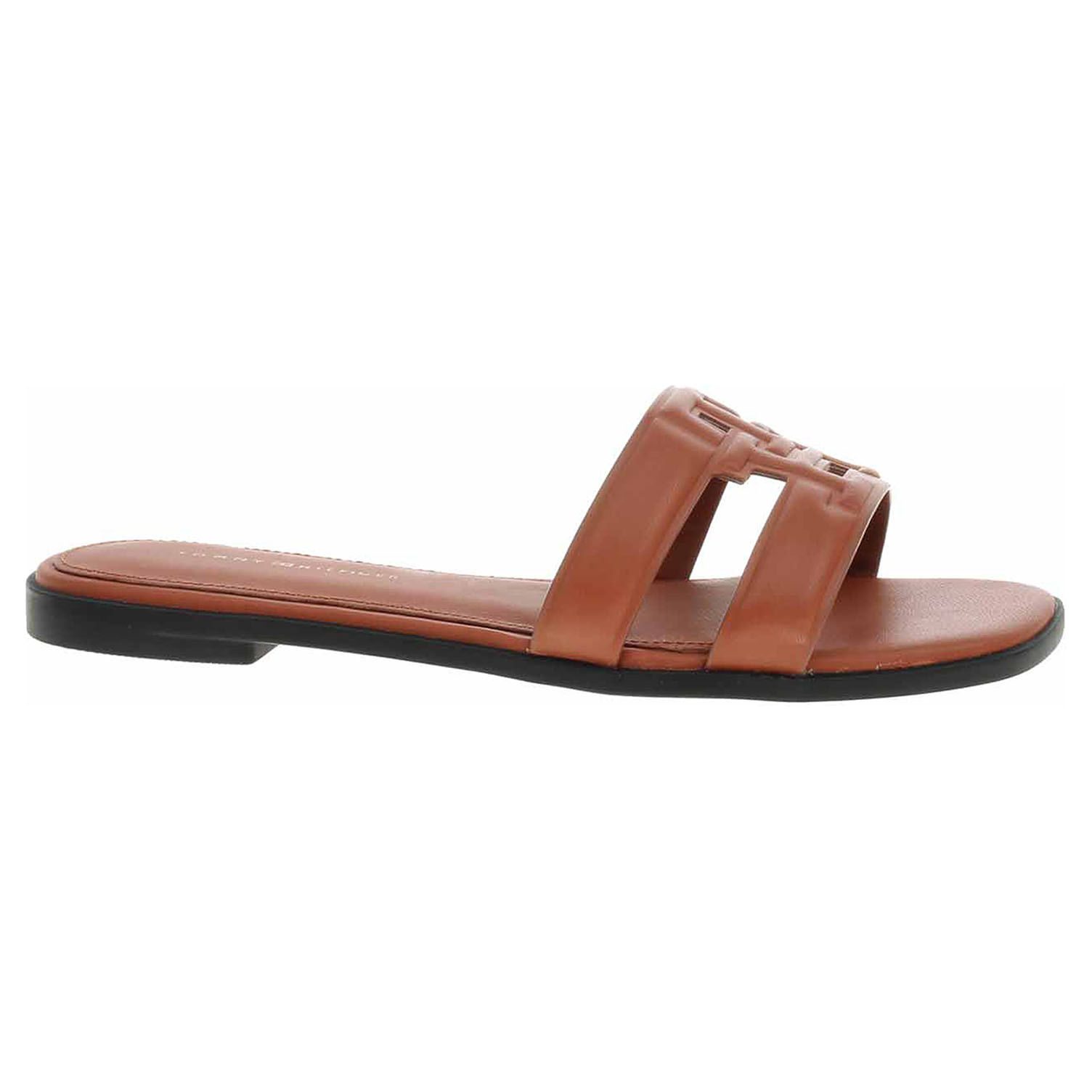 Dámské pantofle Tommy Hilfiger FW0FW08671 GPA Cinnamon Bark 40