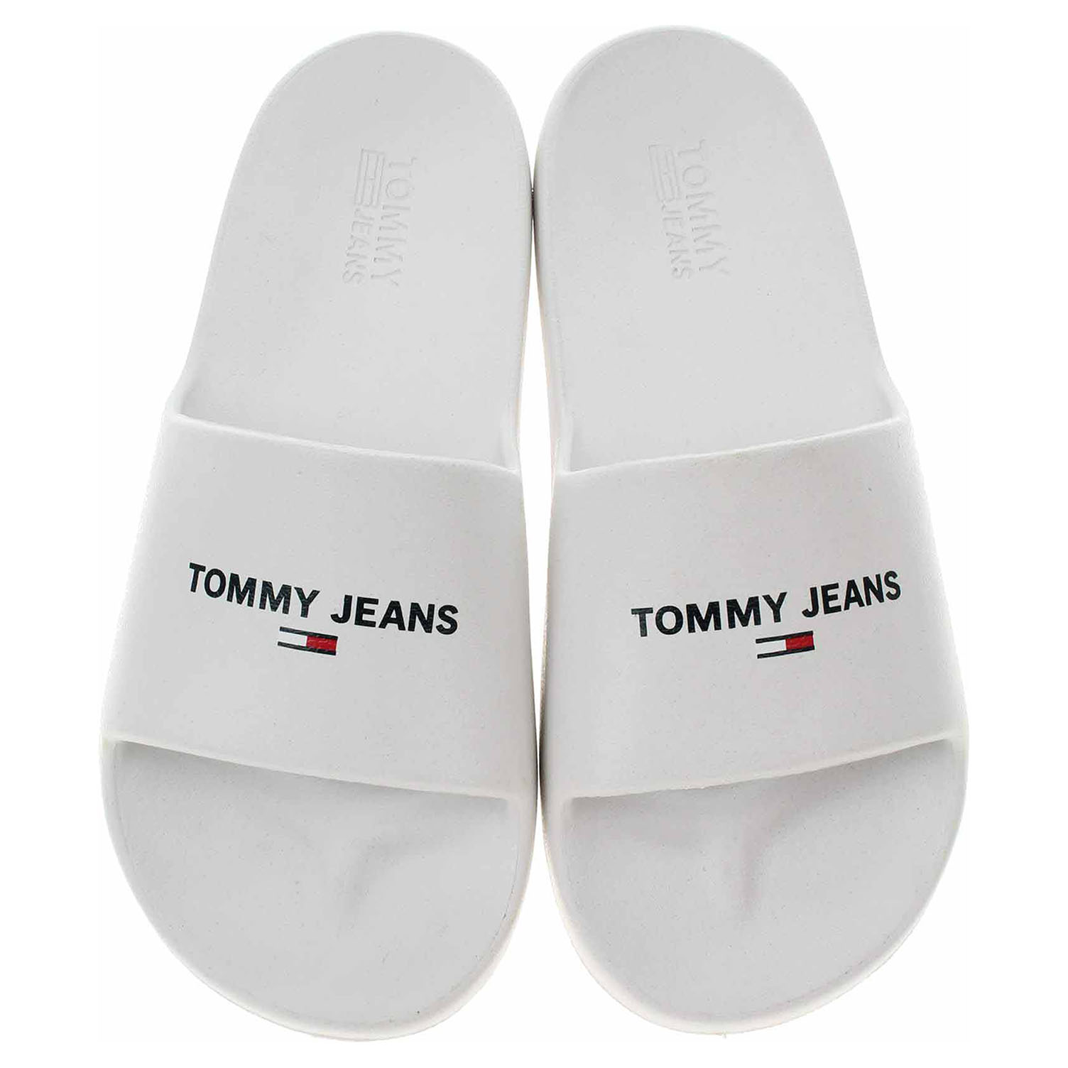Dámské plážové pantofle Tommy Hilfiger EN0EN01817 YBL ecru