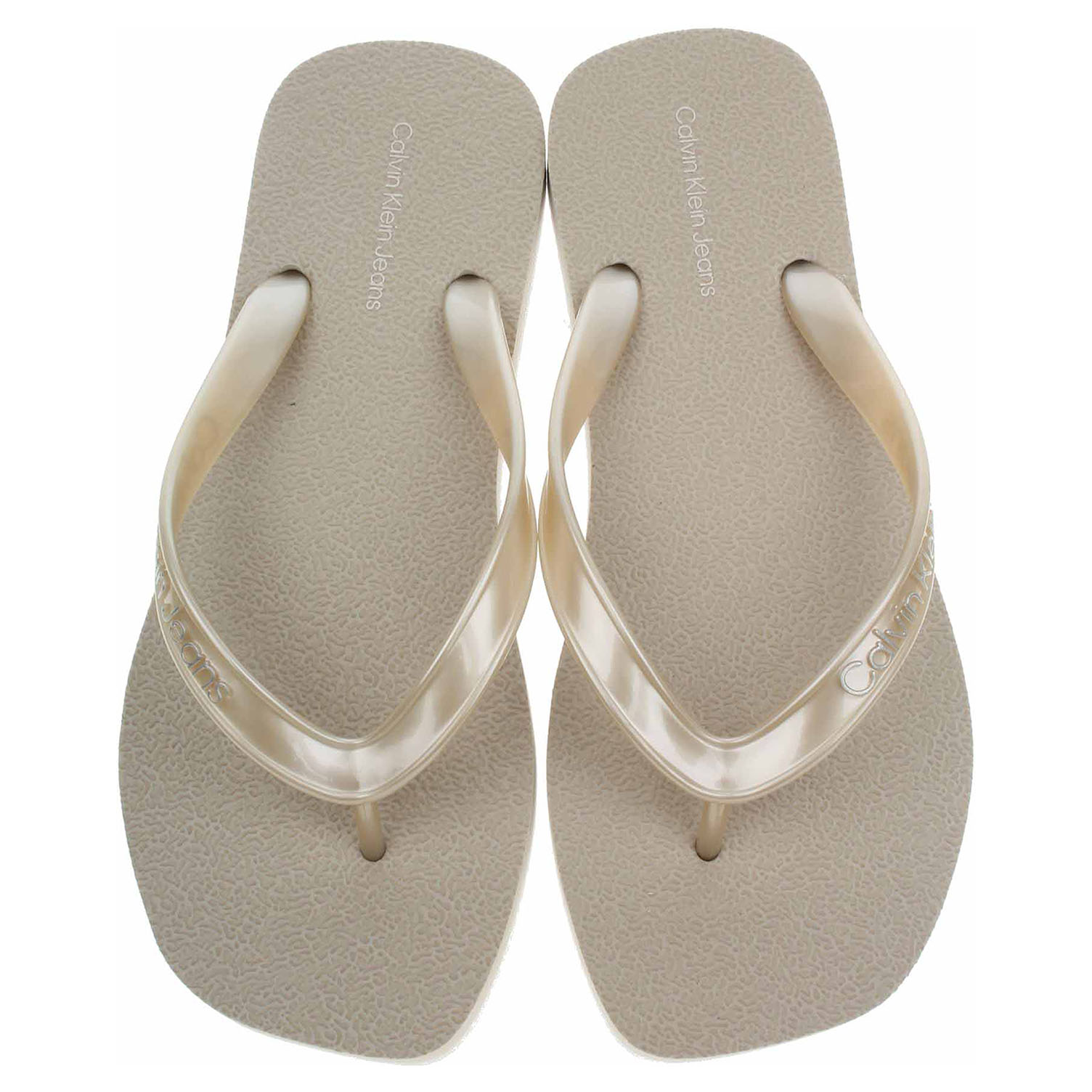 Calvin Klein dámské plážové YW0YW01720 ACF Eggshell-Bright White 37