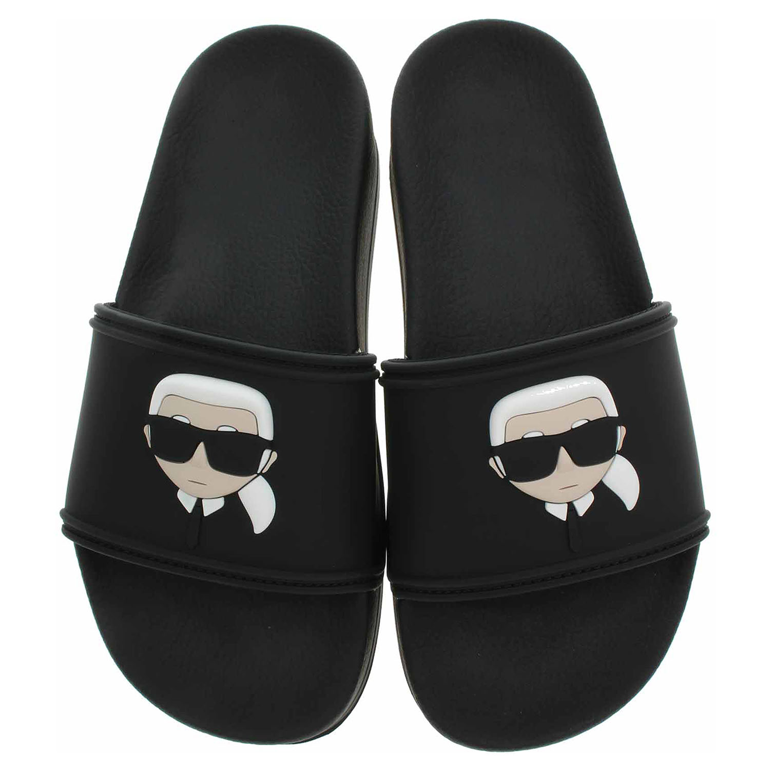 Karl Lagerfeld dámské plážové KL80805A V00 Black Rubber 37