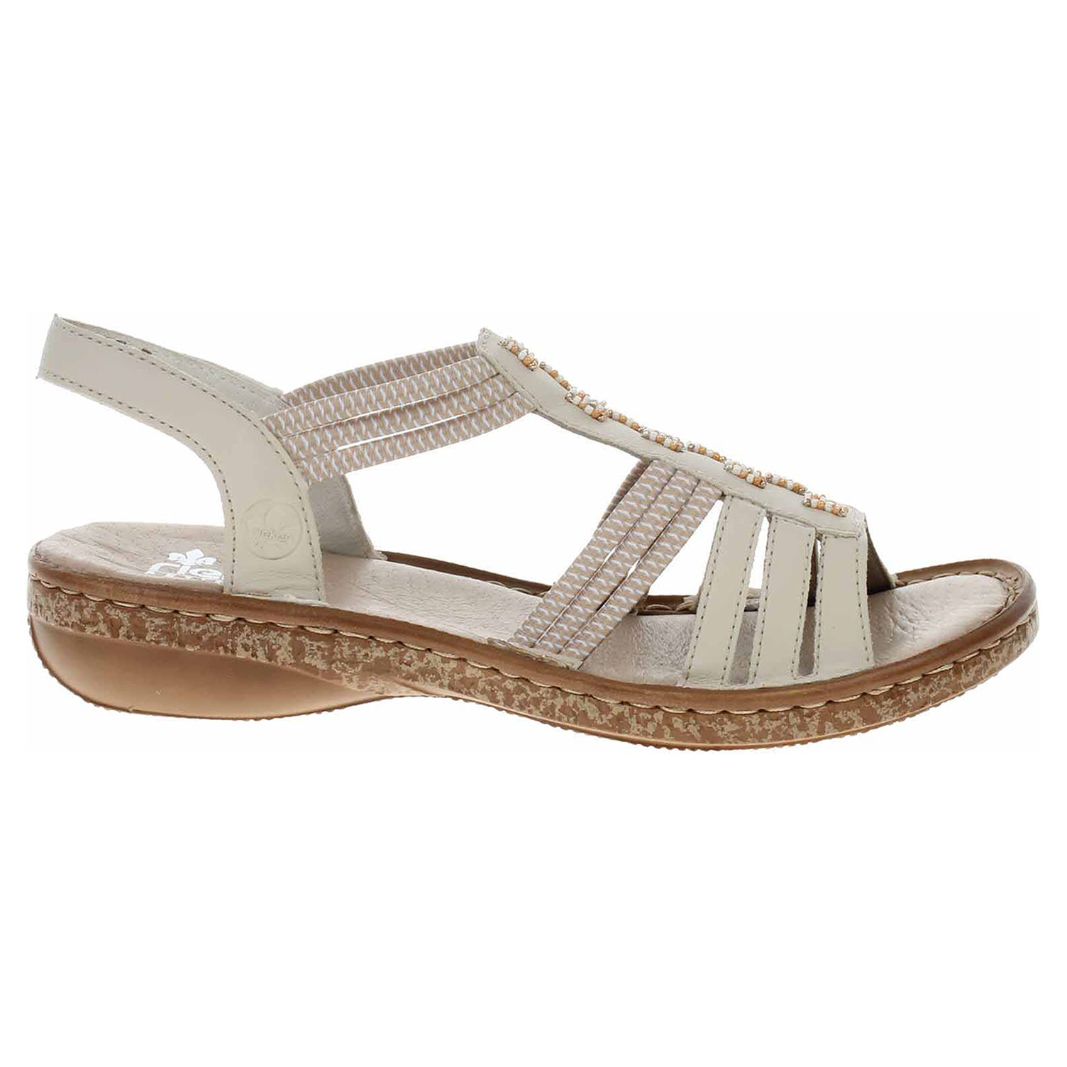 Dámské sandály Rieker 62855-60 beige