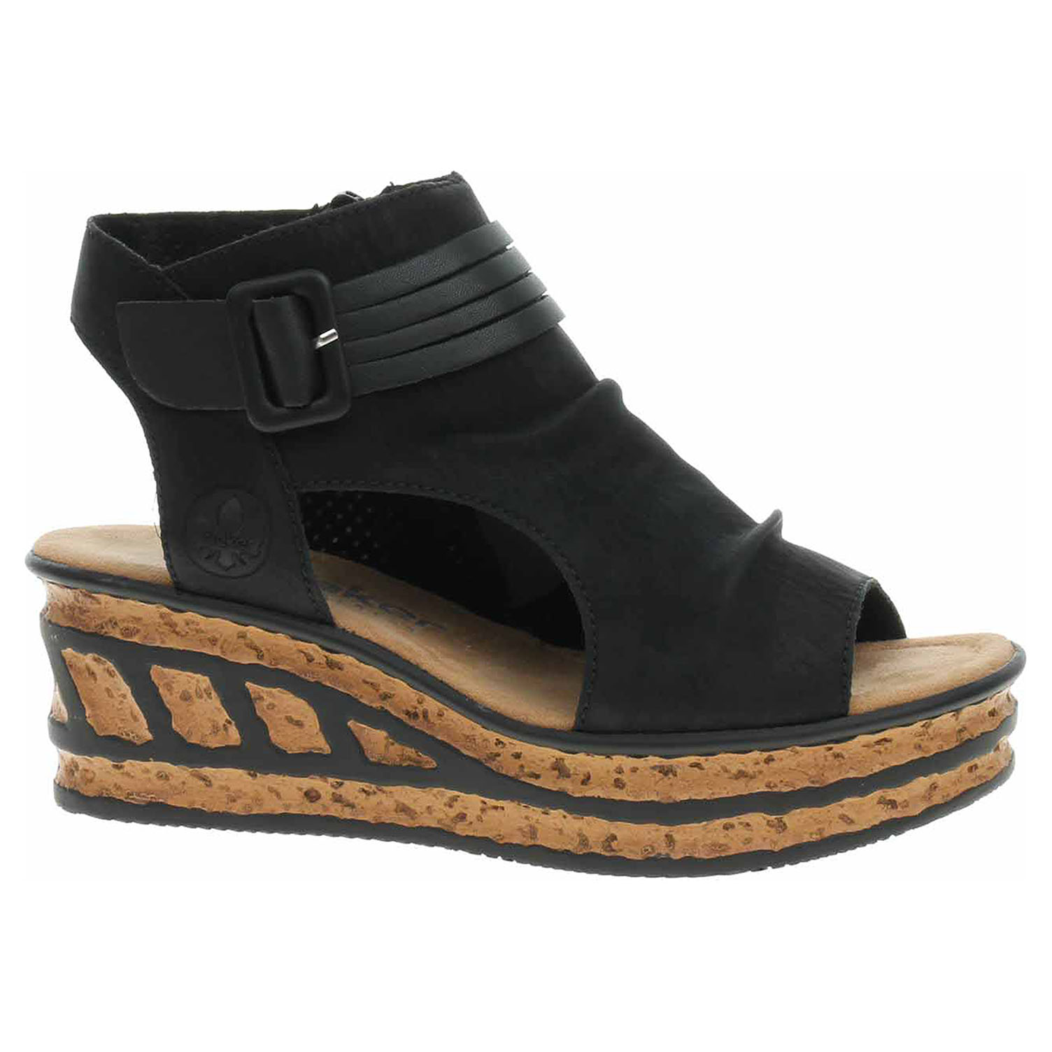 Dámské sandály Rieker 68191-00 schwarz 38