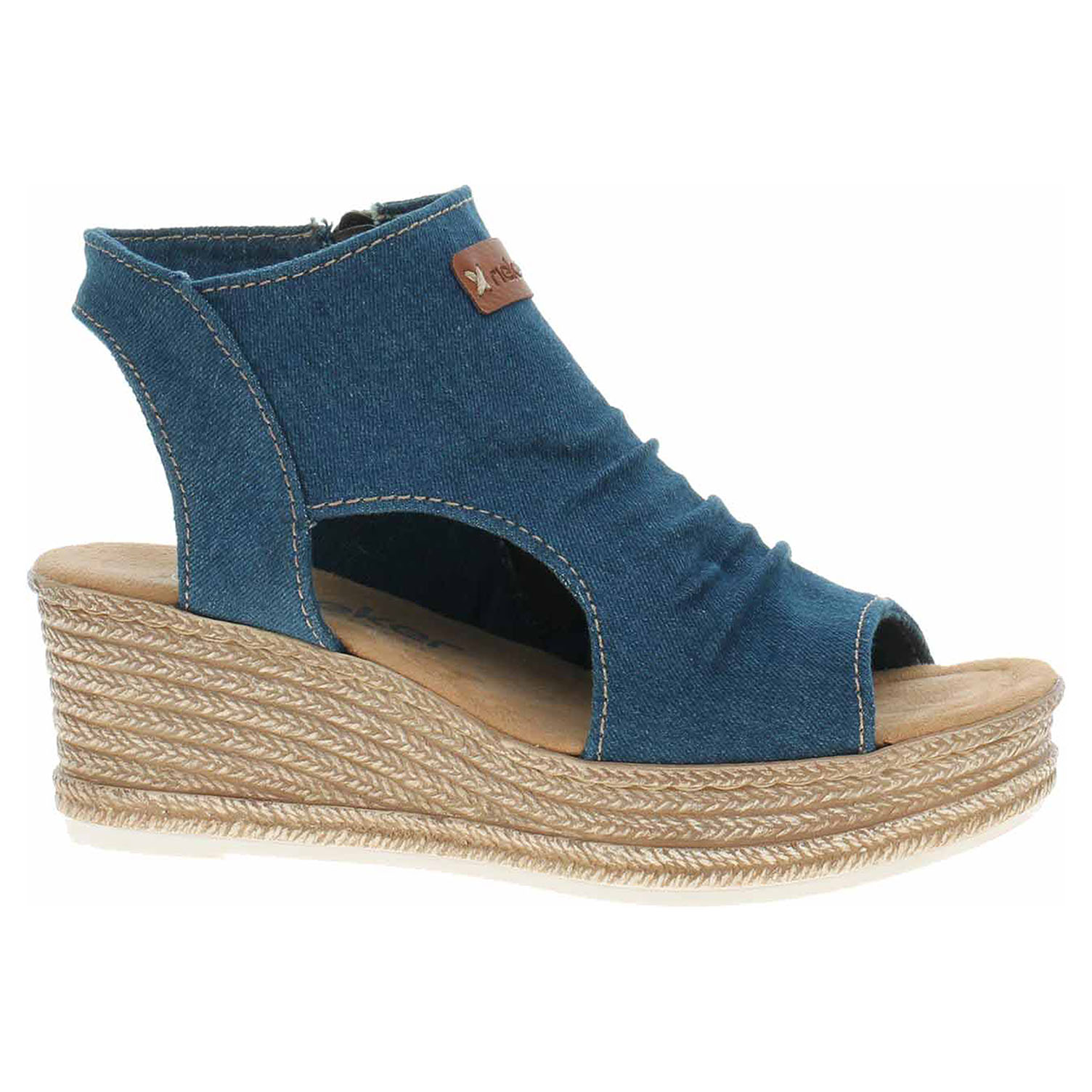 Dámské sandály Rieker 68791-12 blau 38