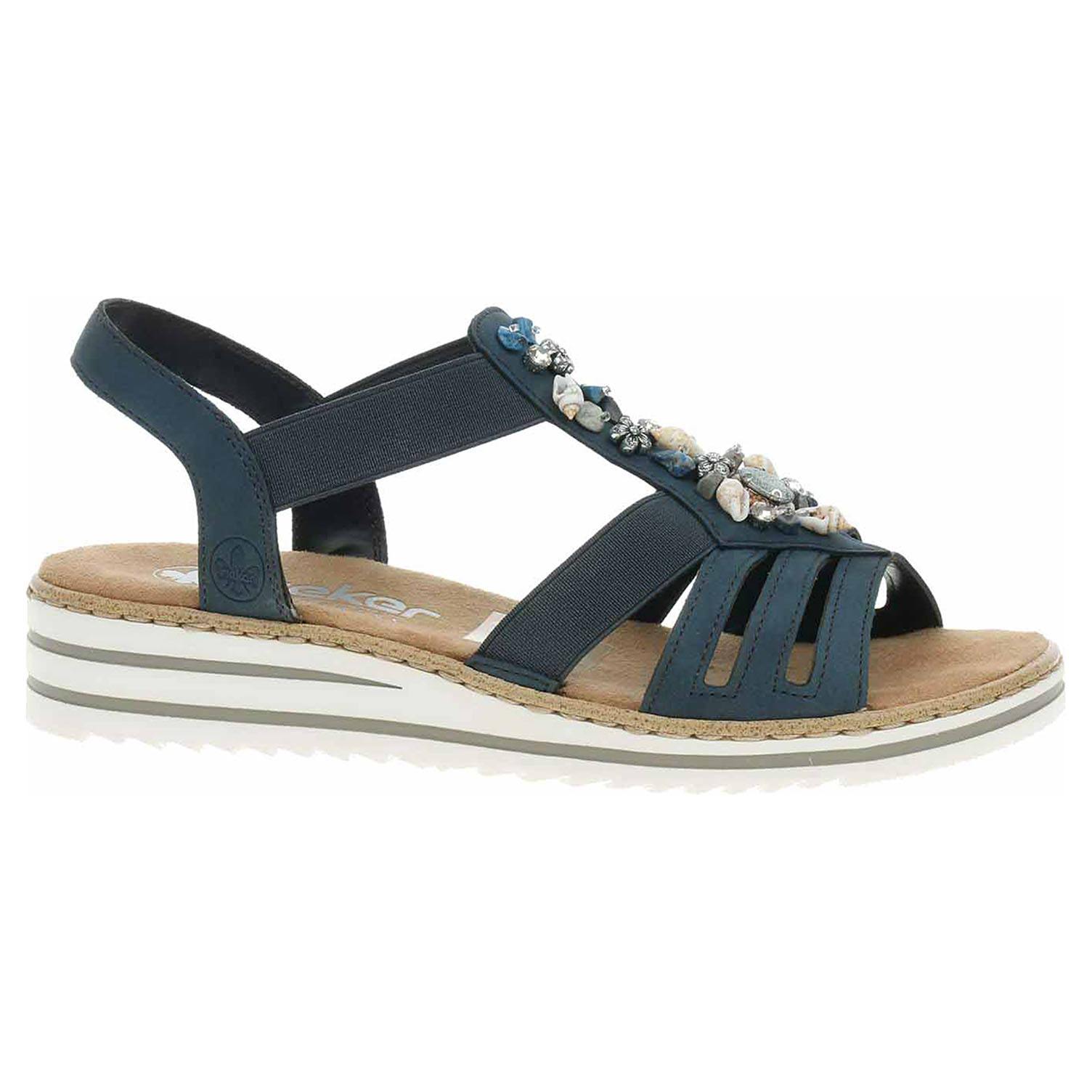 Dámské sandály Rieker V0649-14 blau 37