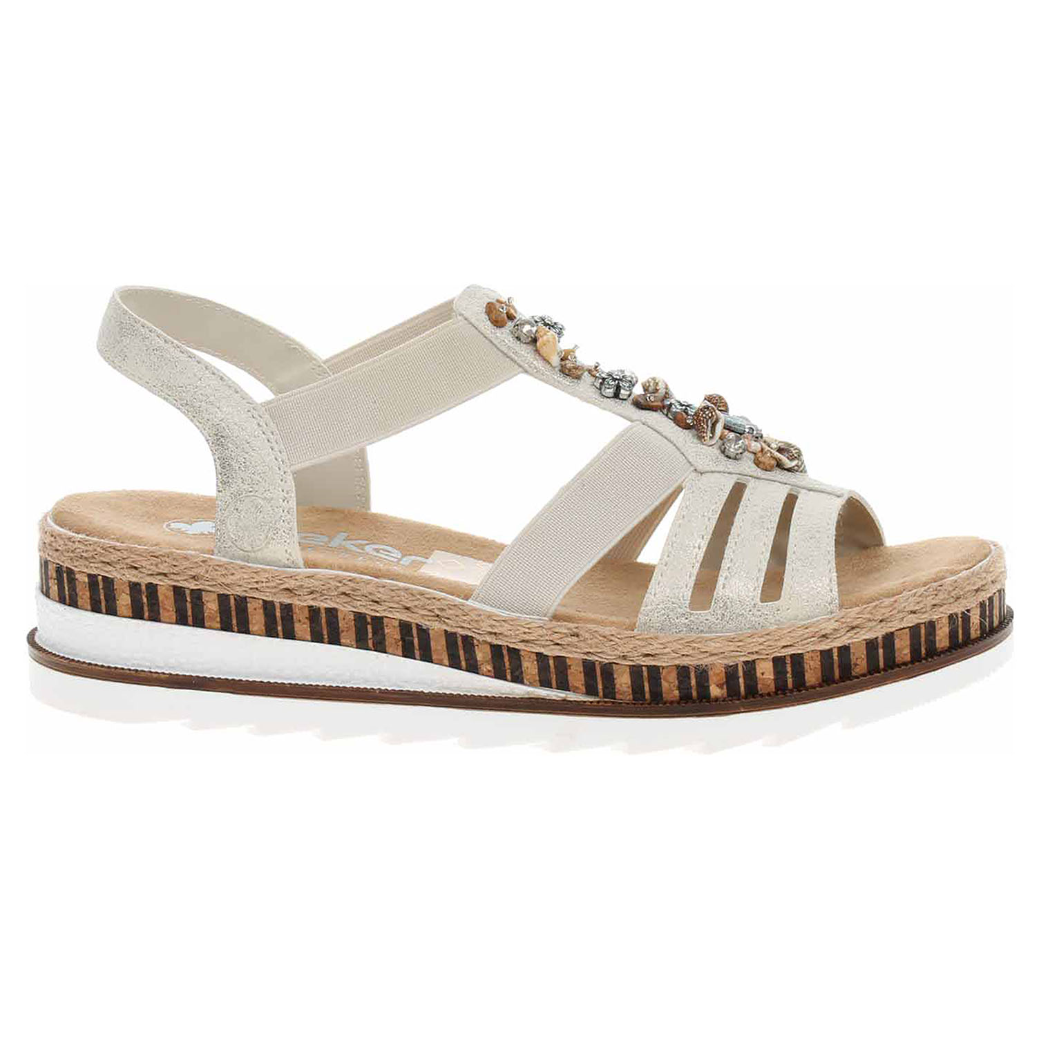 Dámské sandály Rieker V7949-90 gold 40