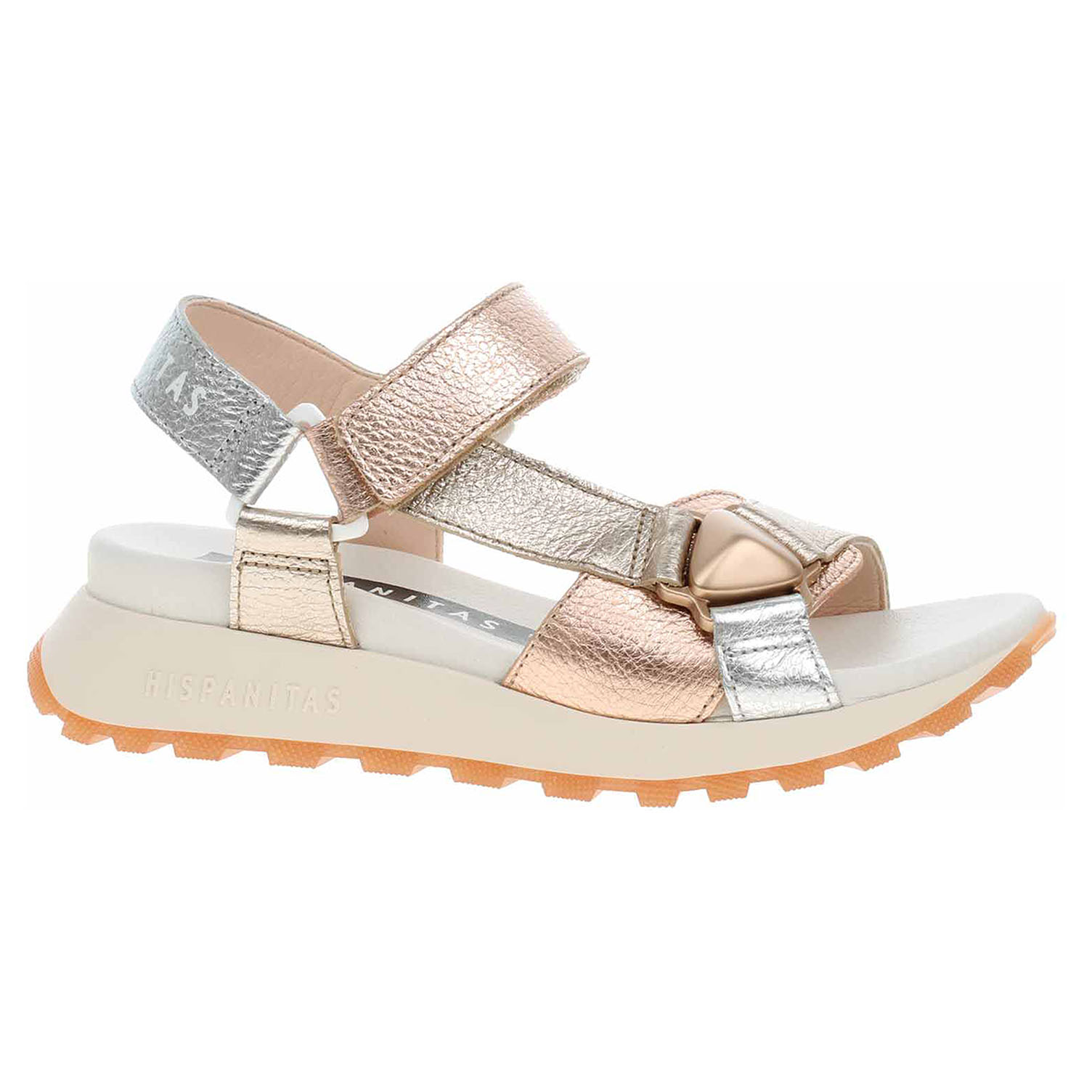 Dámské sandály Hispanitas CHV253896 MAUI silver-cava 40