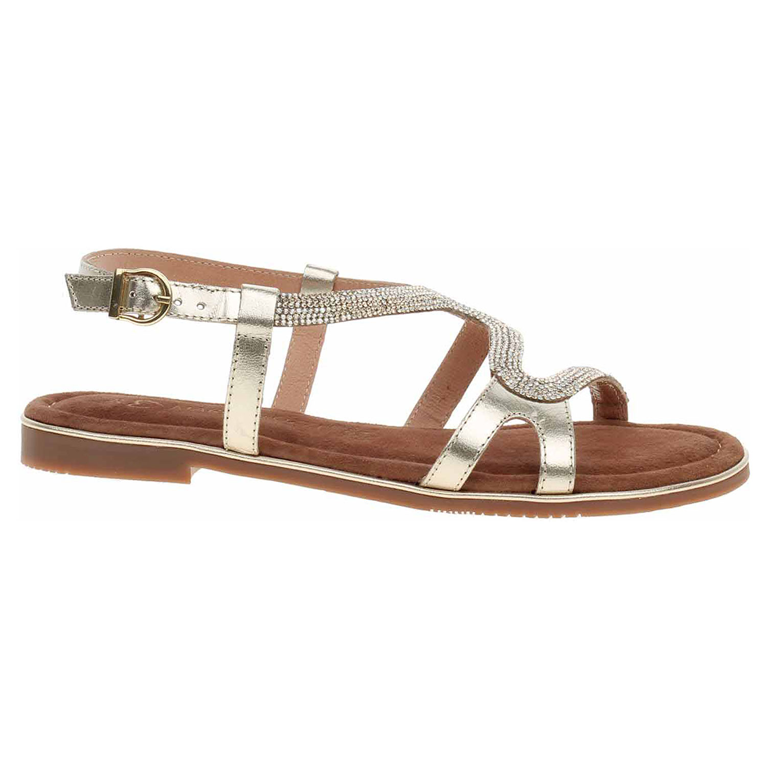 Dámské sandály Marco Tozzi 2-28143-42 gold comb 40