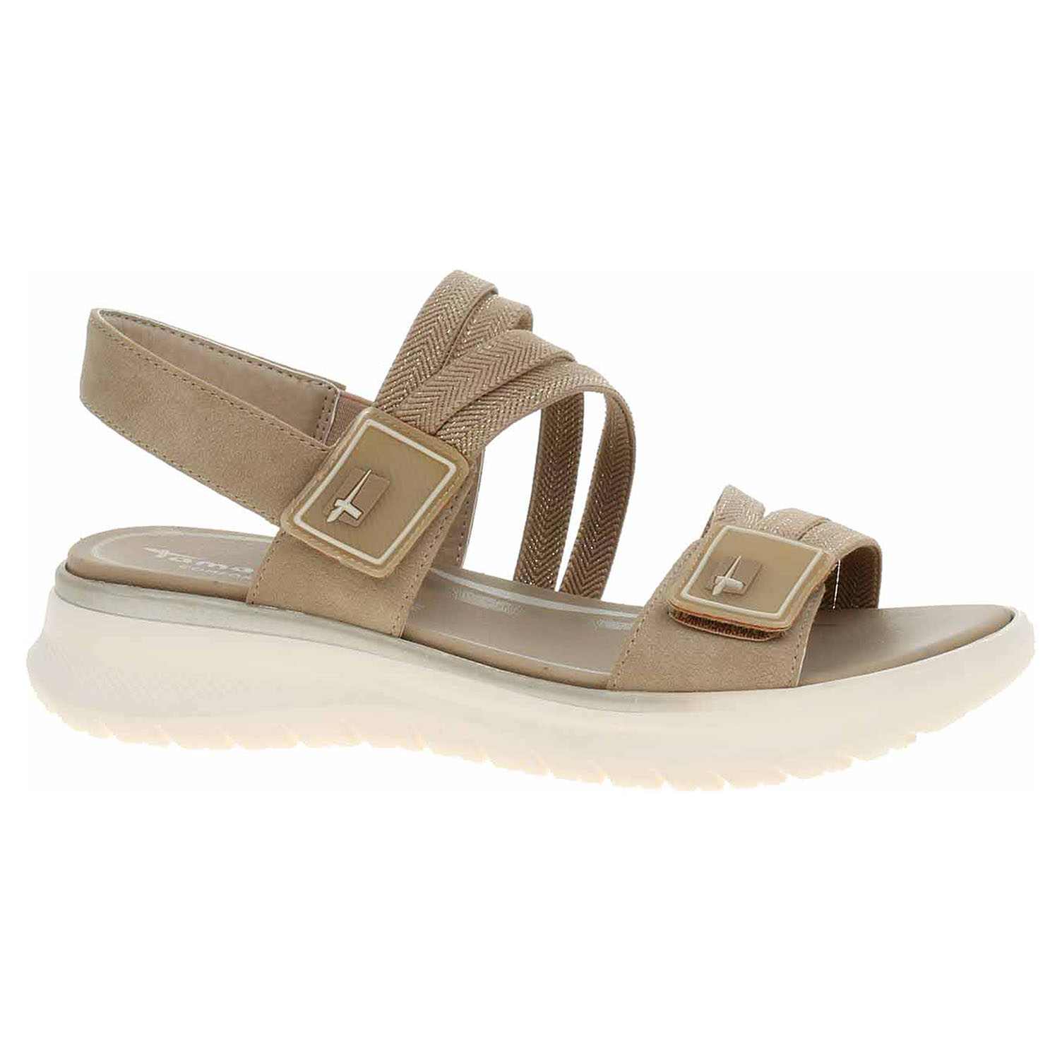 Dámské sandály Tamaris 8-88734-46 beige - gold 40