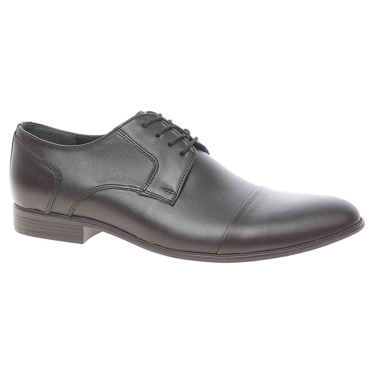 JR247-40 černá společenské pánské polobotky, šněrování