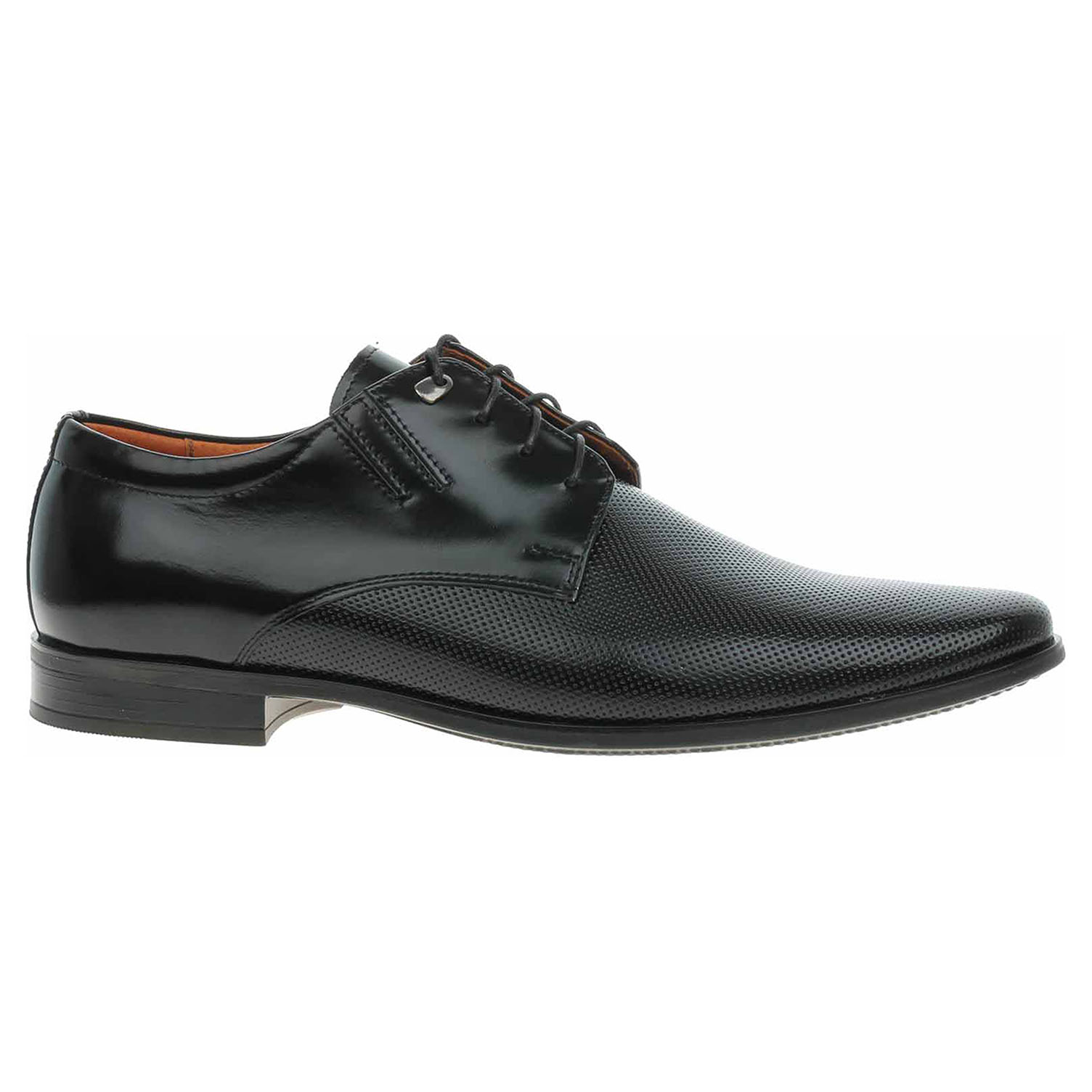 Balak pánské společenské PO483 černá lak 45